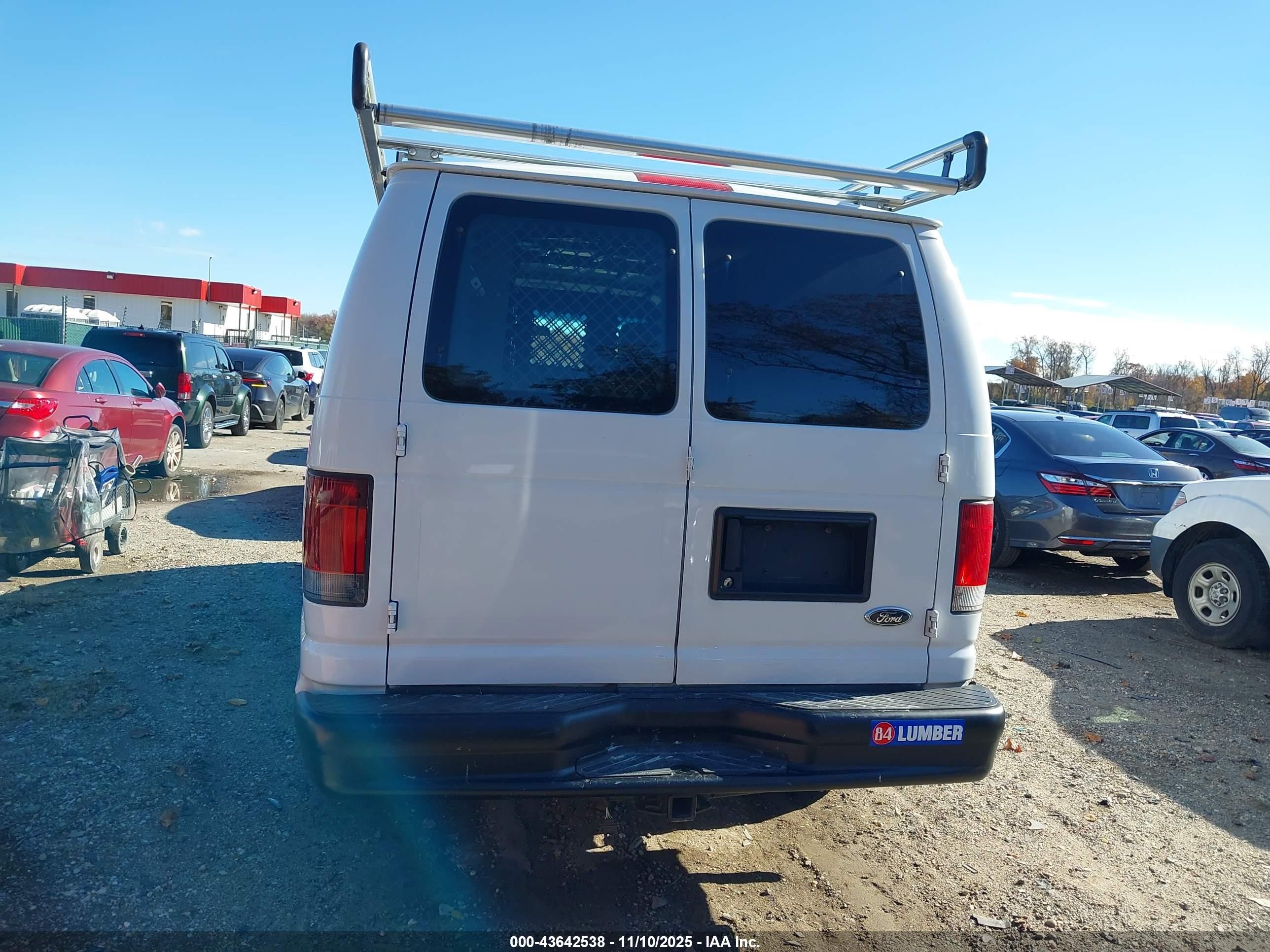 2010 Ford E-150 Commercial/recreational White vin: 1FTNE1EW0ADA14226