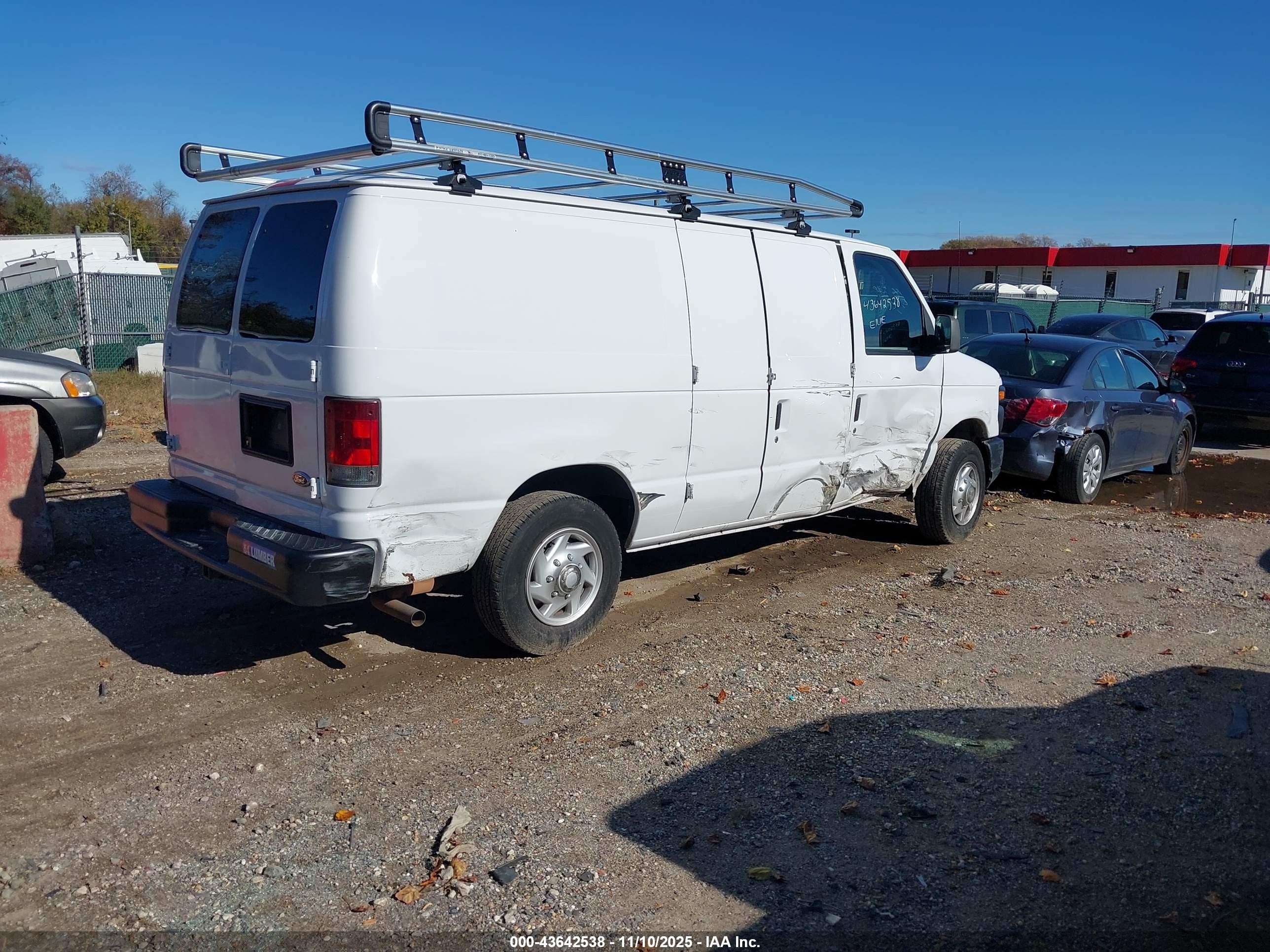 2010 Ford E-150 Commercial/recreational White vin: 1FTNE1EW0ADA14226