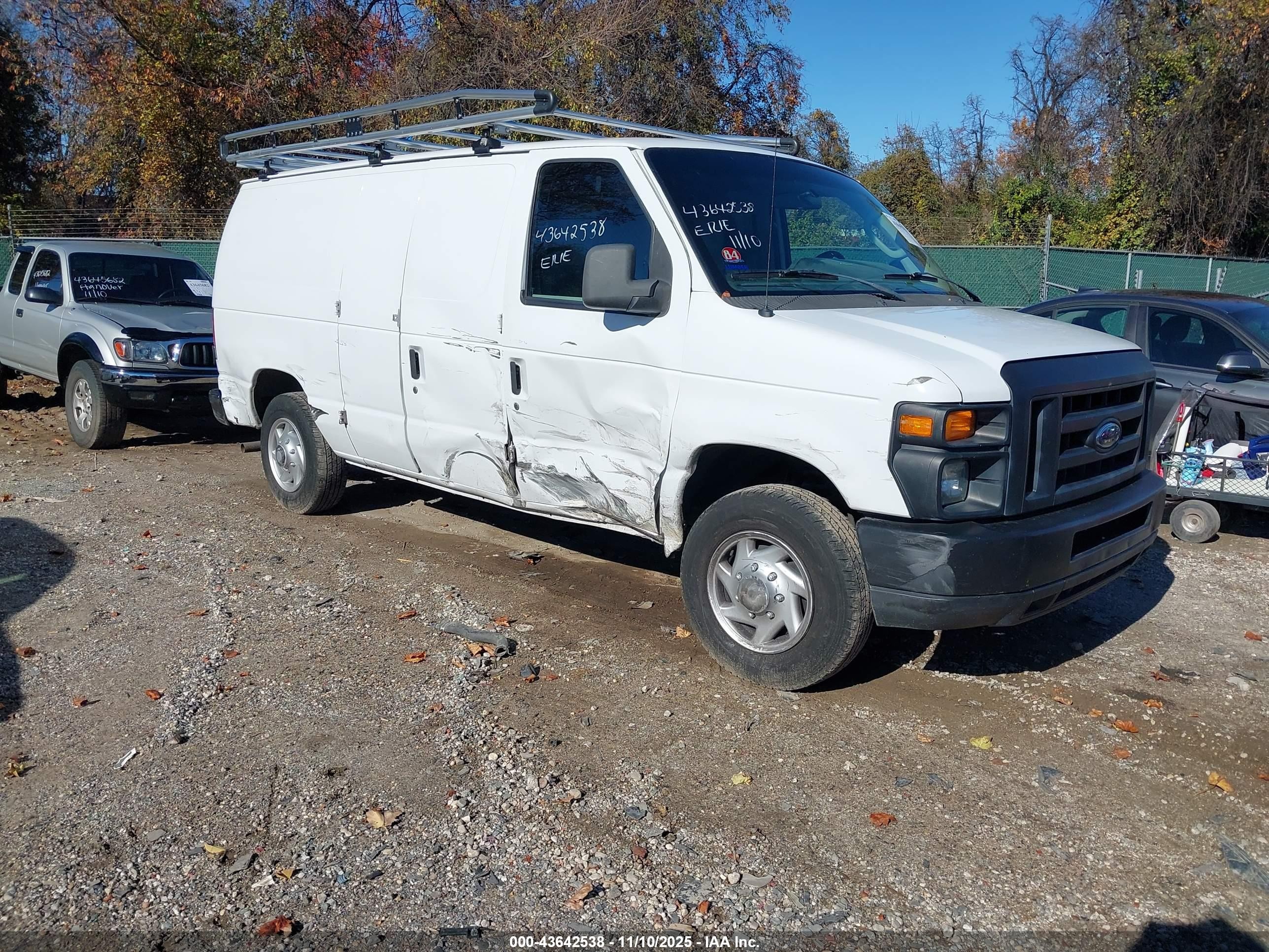 2010 Ford E-150 Commercial/recreational White vin: 1FTNE1EW0ADA14226