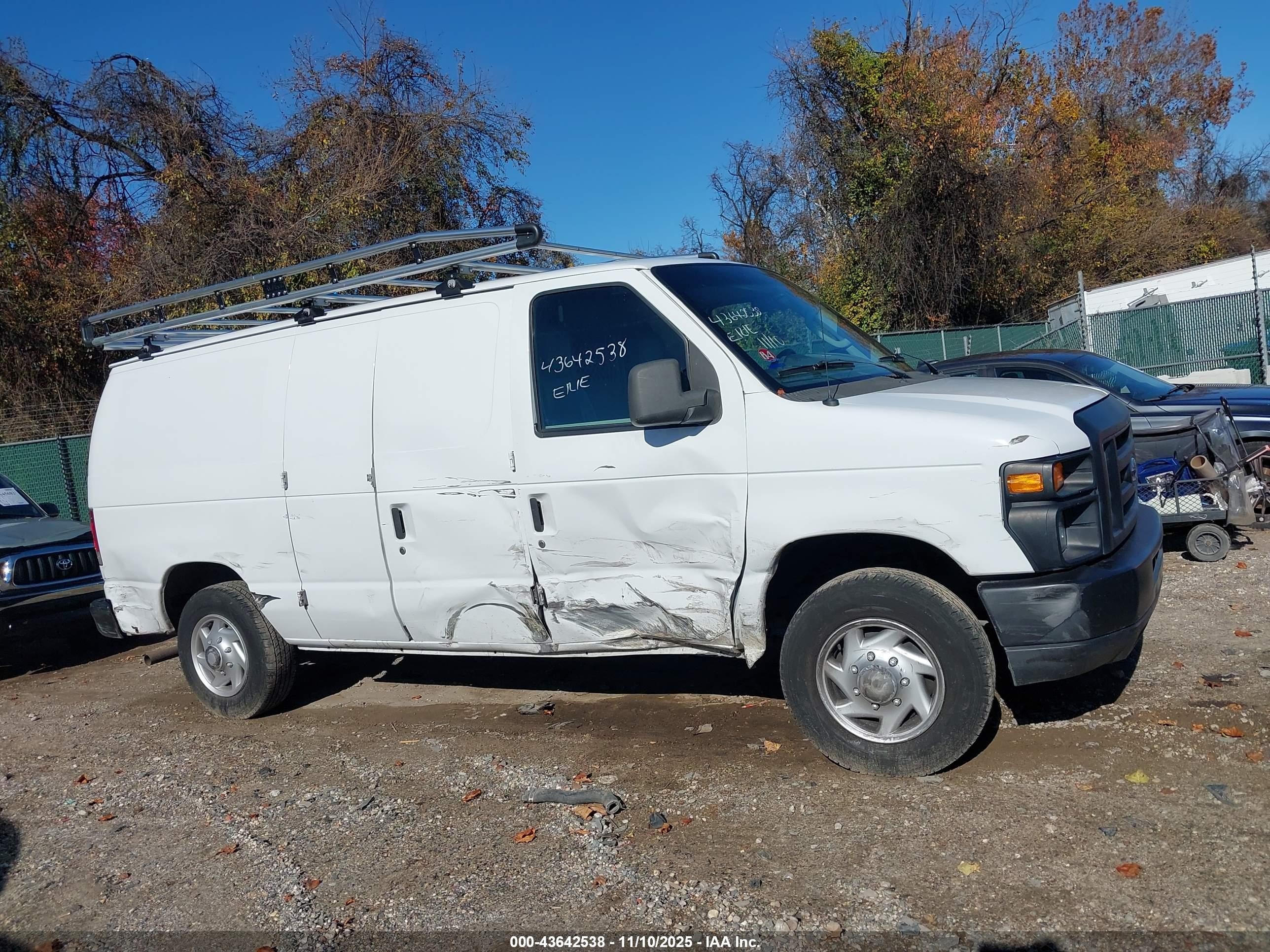 2010 Ford E-150 Commercial/recreational White vin: 1FTNE1EW0ADA14226