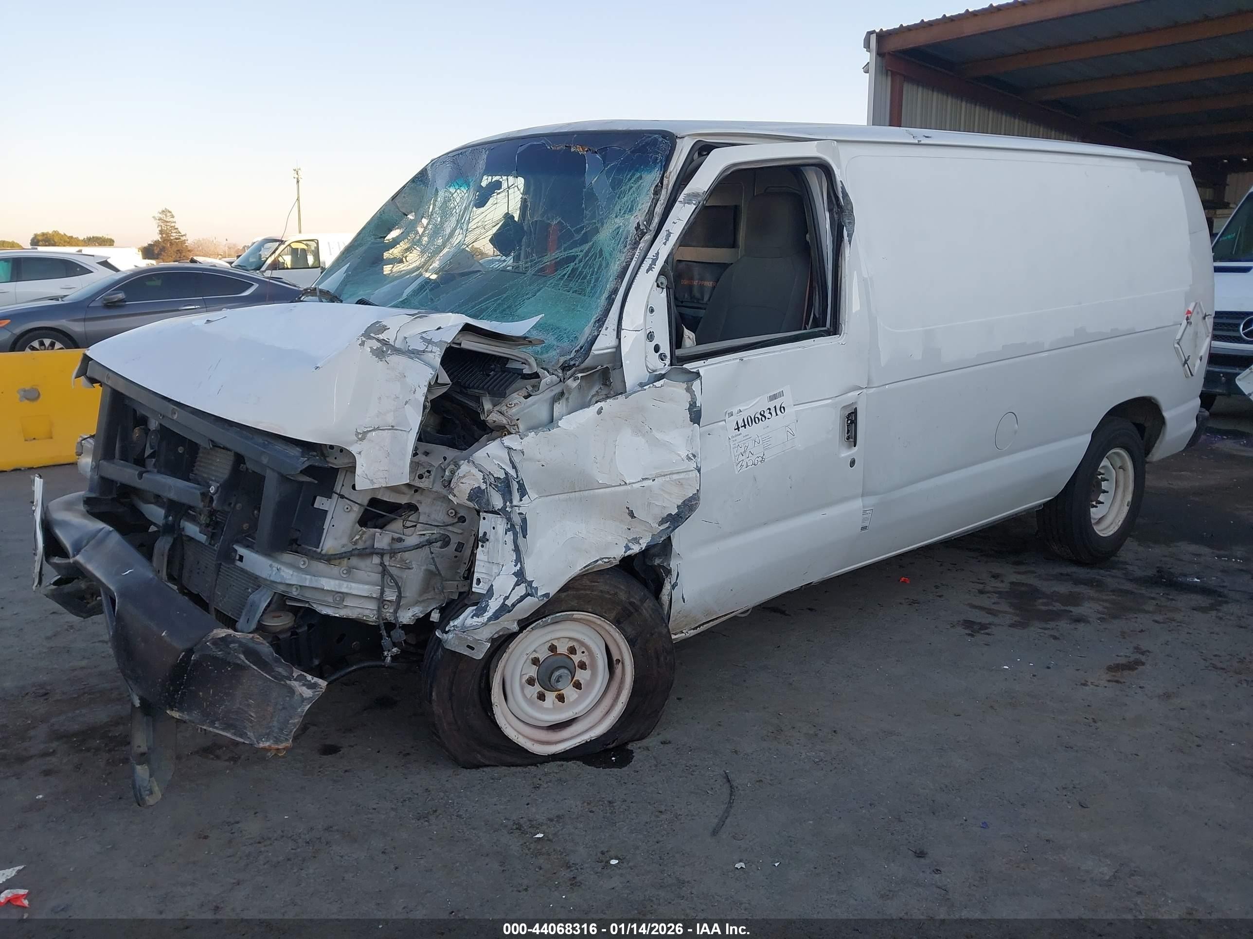 2010 Ford E-150 Commercial/recreational White vin: 1FTNE1EW0ADA90867