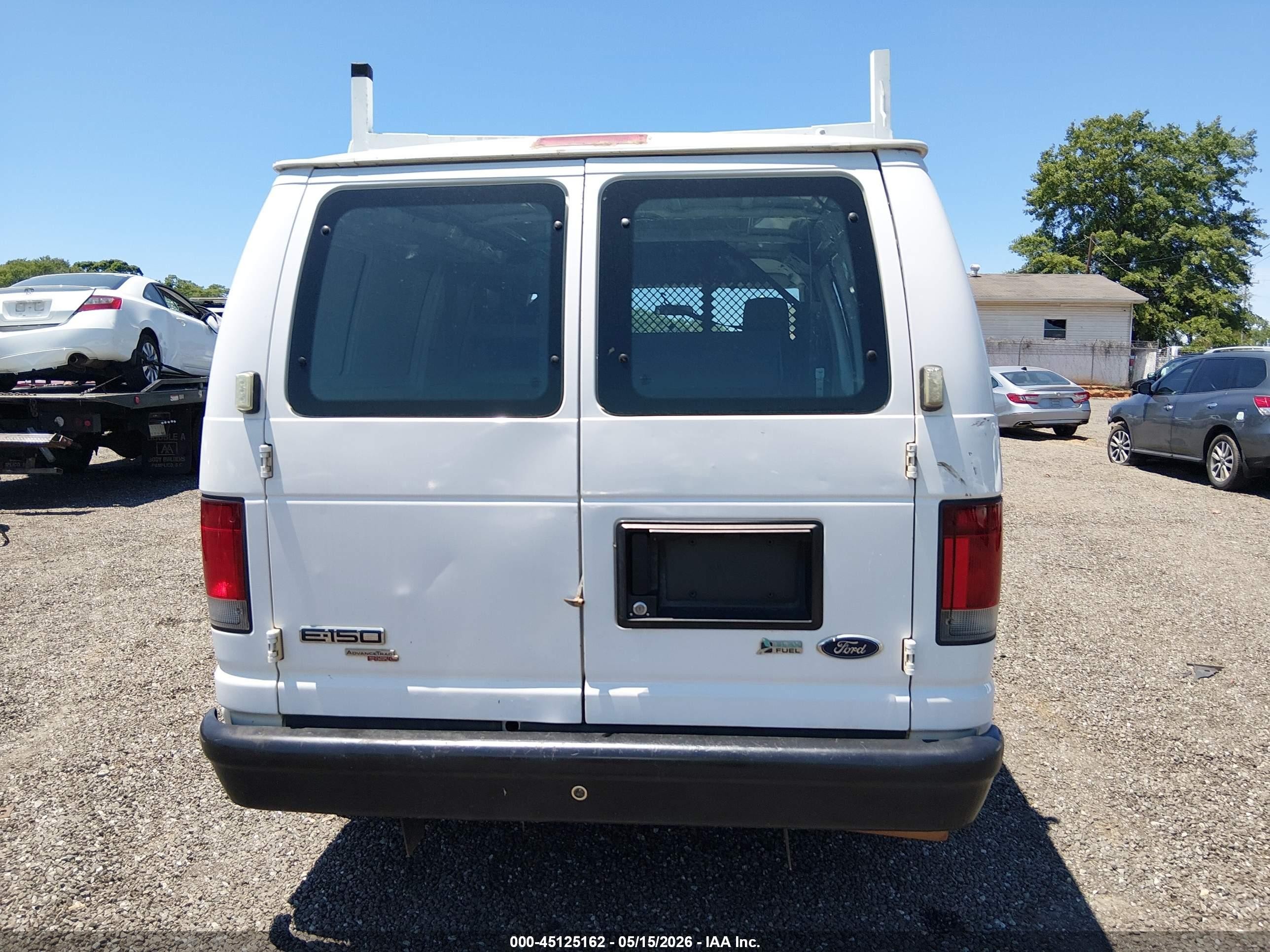 2011 Ford E-150 Commercial White vin: 1FTNE1EW0BDB02596