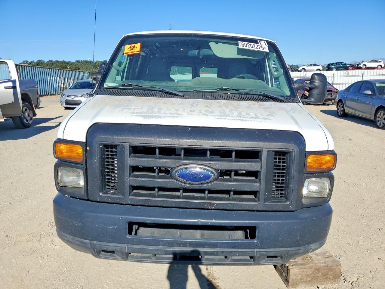 2011 Ford Econoline E150 Van White vin: 1FTNE1EW0BDB31032