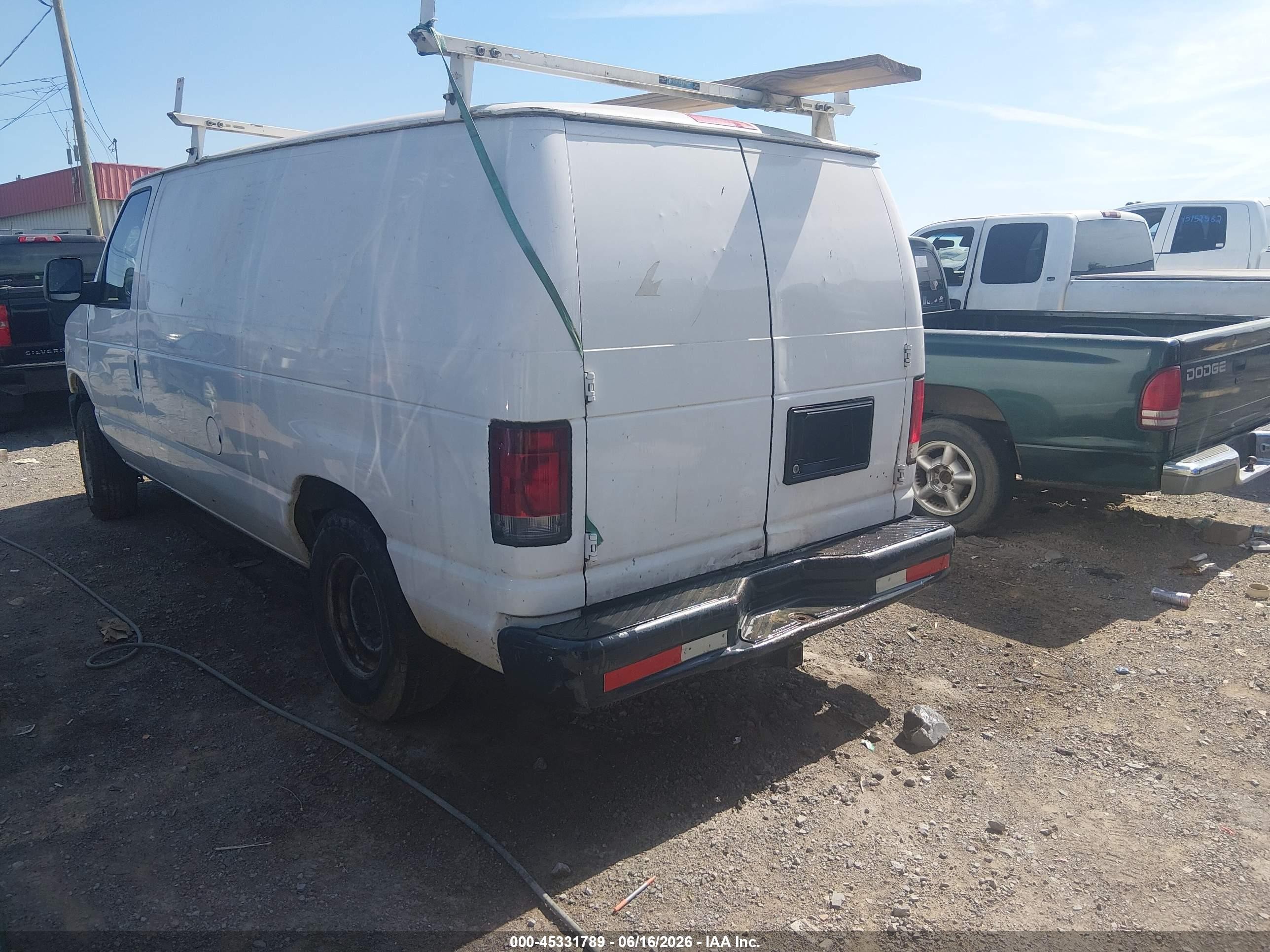 2012 Ford E-150 Commercial White vin: 1FTNE1EW0CDA15623