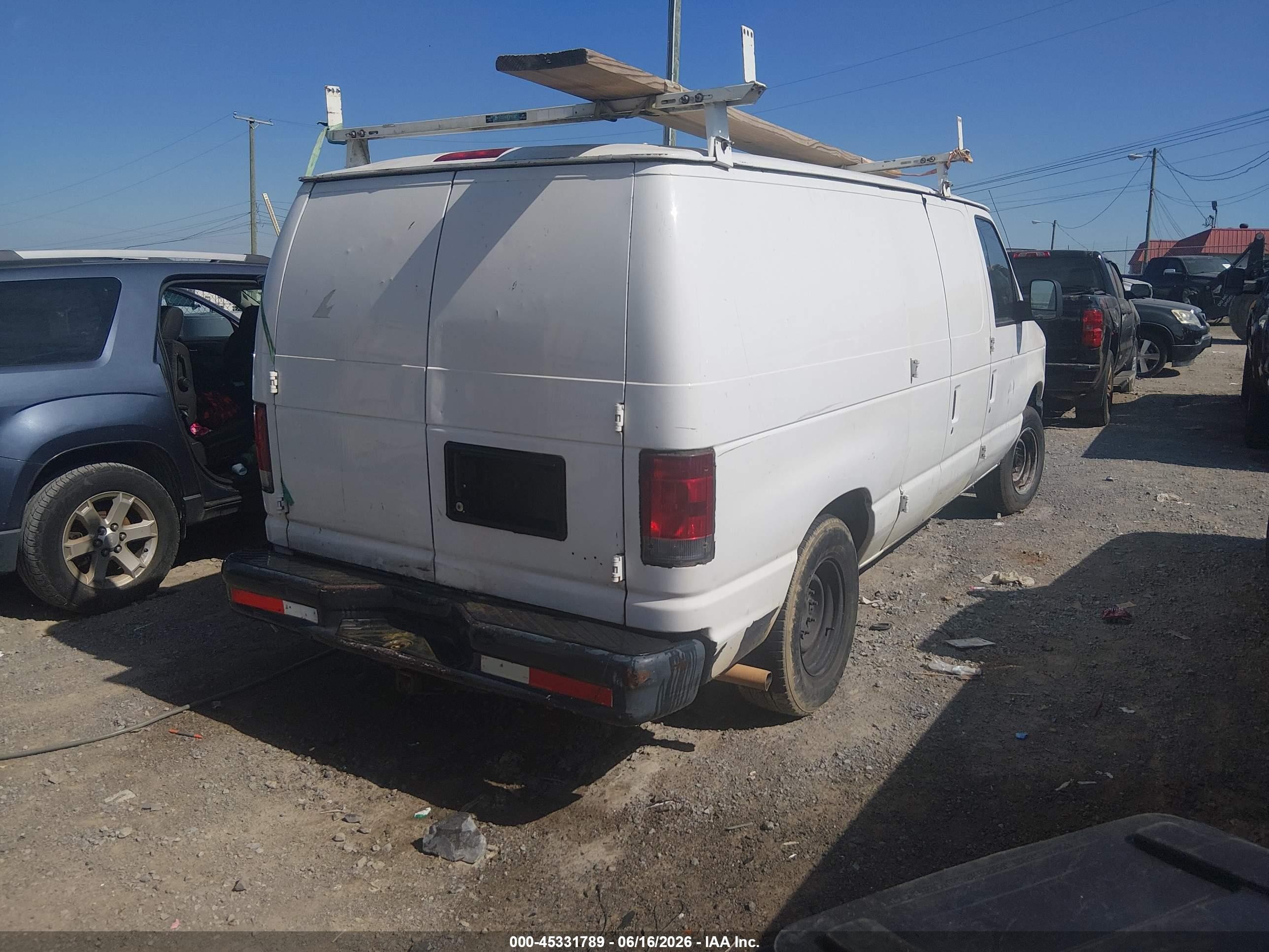 2012 Ford E-150 Commercial White vin: 1FTNE1EW0CDA15623