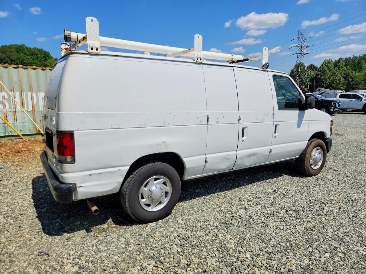 2014 Ford Econoline E150 Van Белый vin: 1FTNE1EW0EDA50357