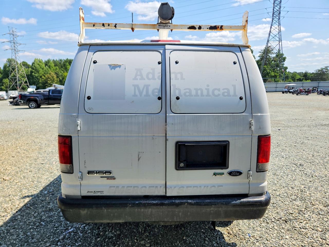 2014 Ford Econoline E150 Van Белый vin: 1FTNE1EW0EDA50357