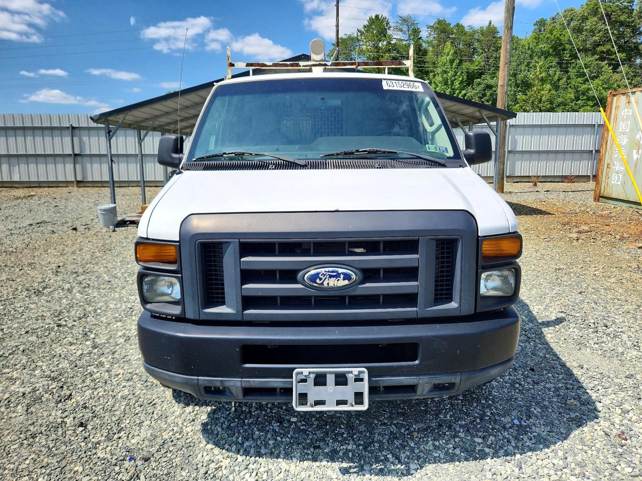 2014 Ford Econoline E150 Van Белый vin: 1FTNE1EW0EDA50357