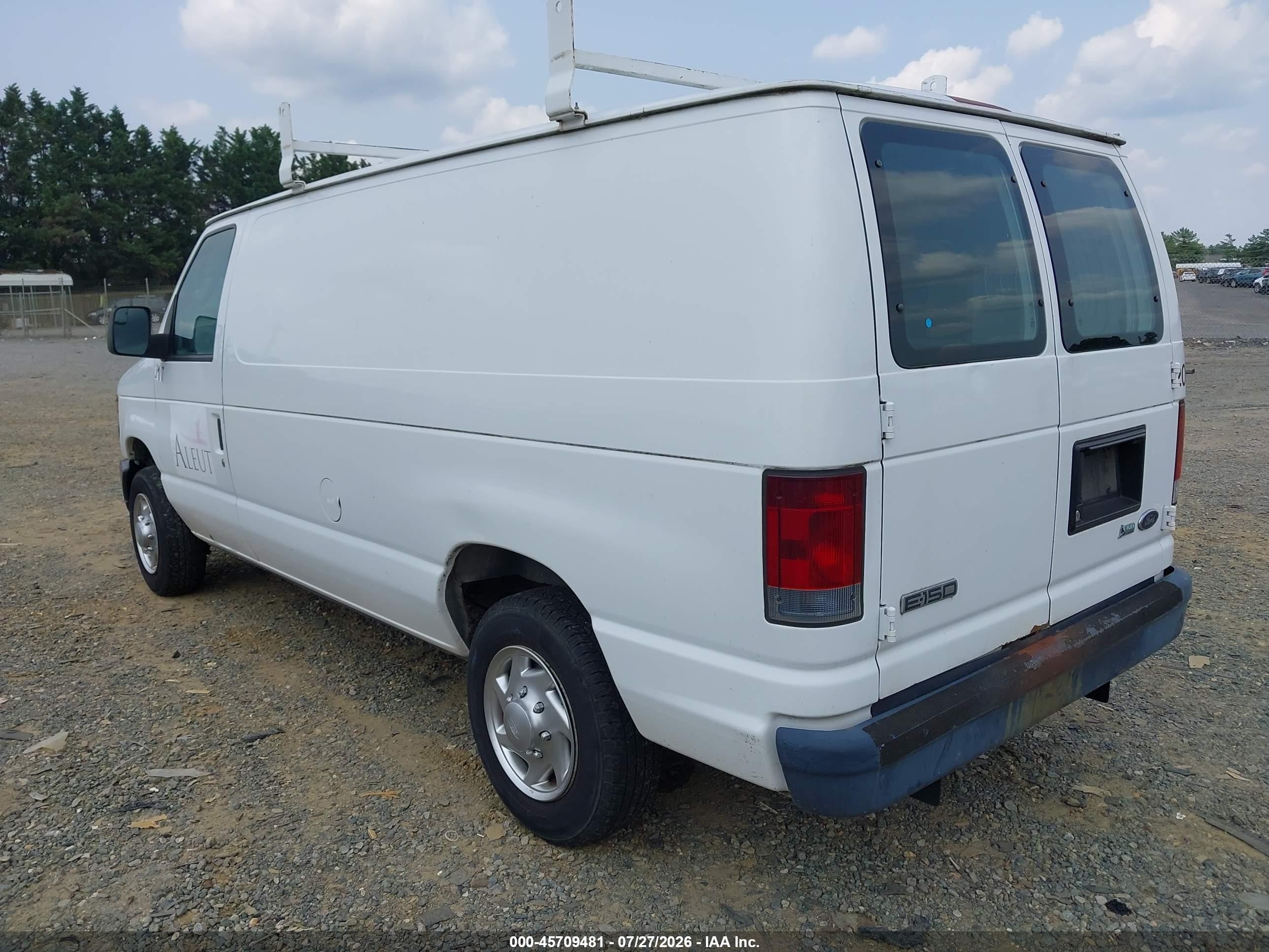 2010 Ford E-150 Commercial/recreational Белый vin: 1FTNE1EW1ADA14929