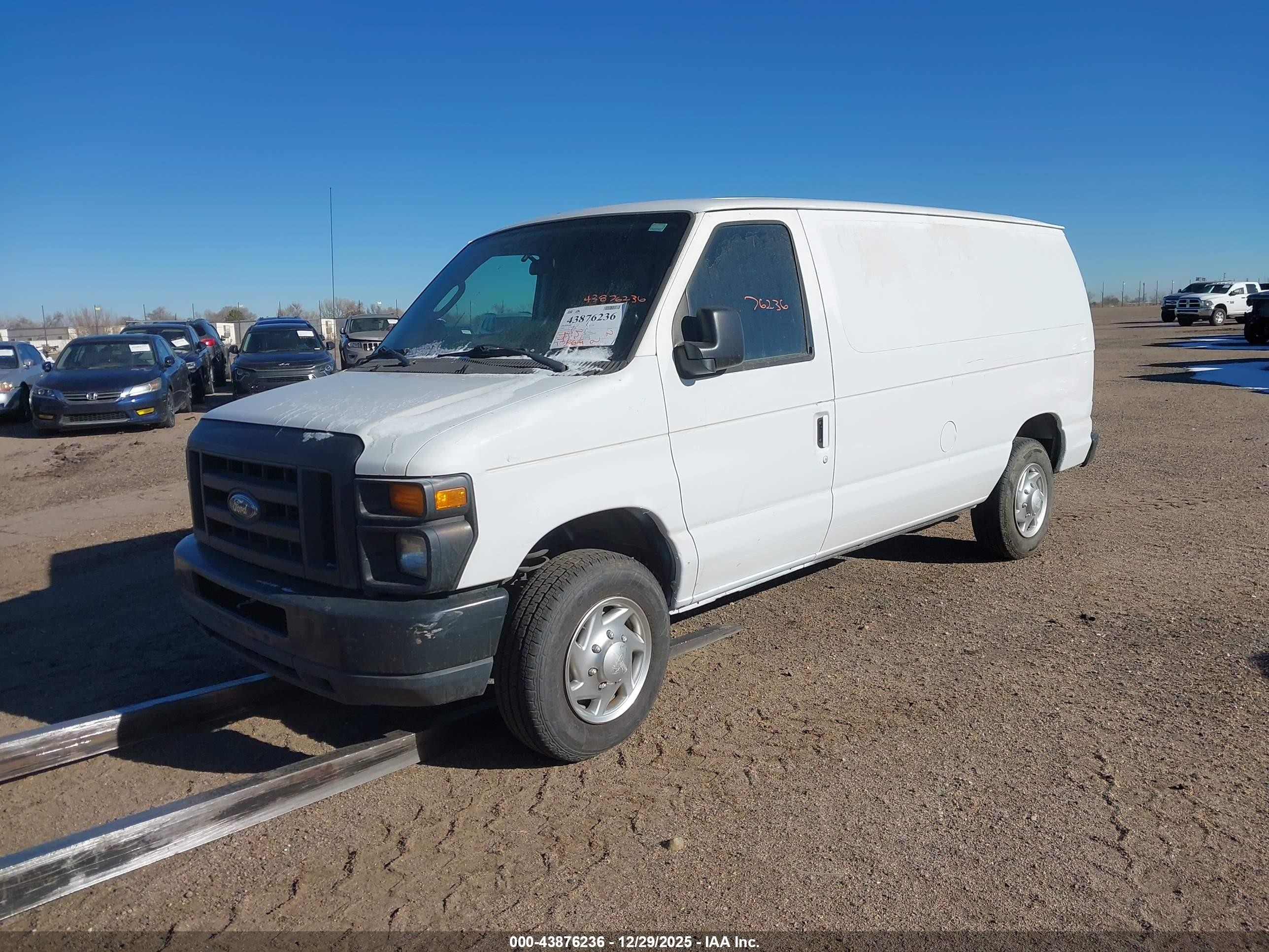 2010 Ford E-150 Commercial/recreational White vin: 1FTNE1EW1ADA69221