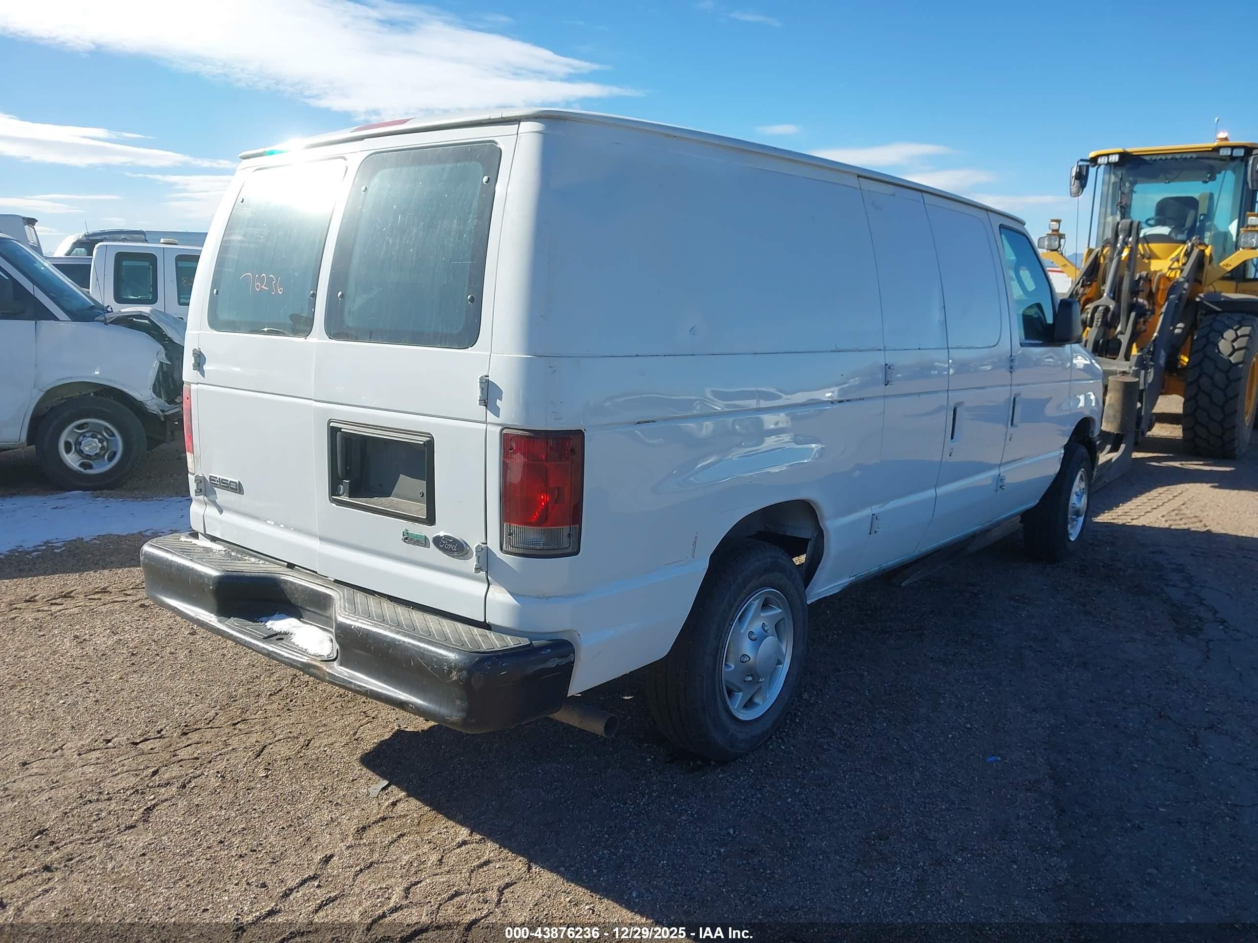 2010 Ford E-150 Commercial/recreational White vin: 1FTNE1EW1ADA69221