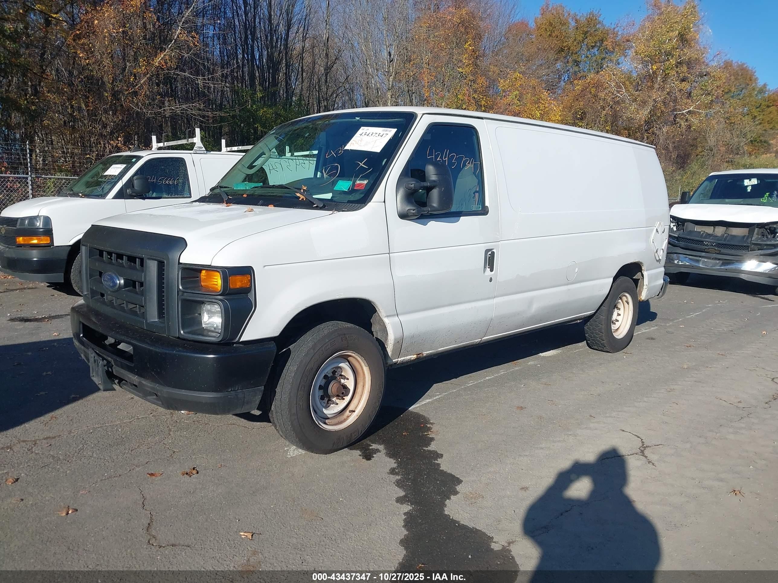 2010 Ford E-150 Commercial/recreational Белый vin: 1FTNE1EW1ADA91350