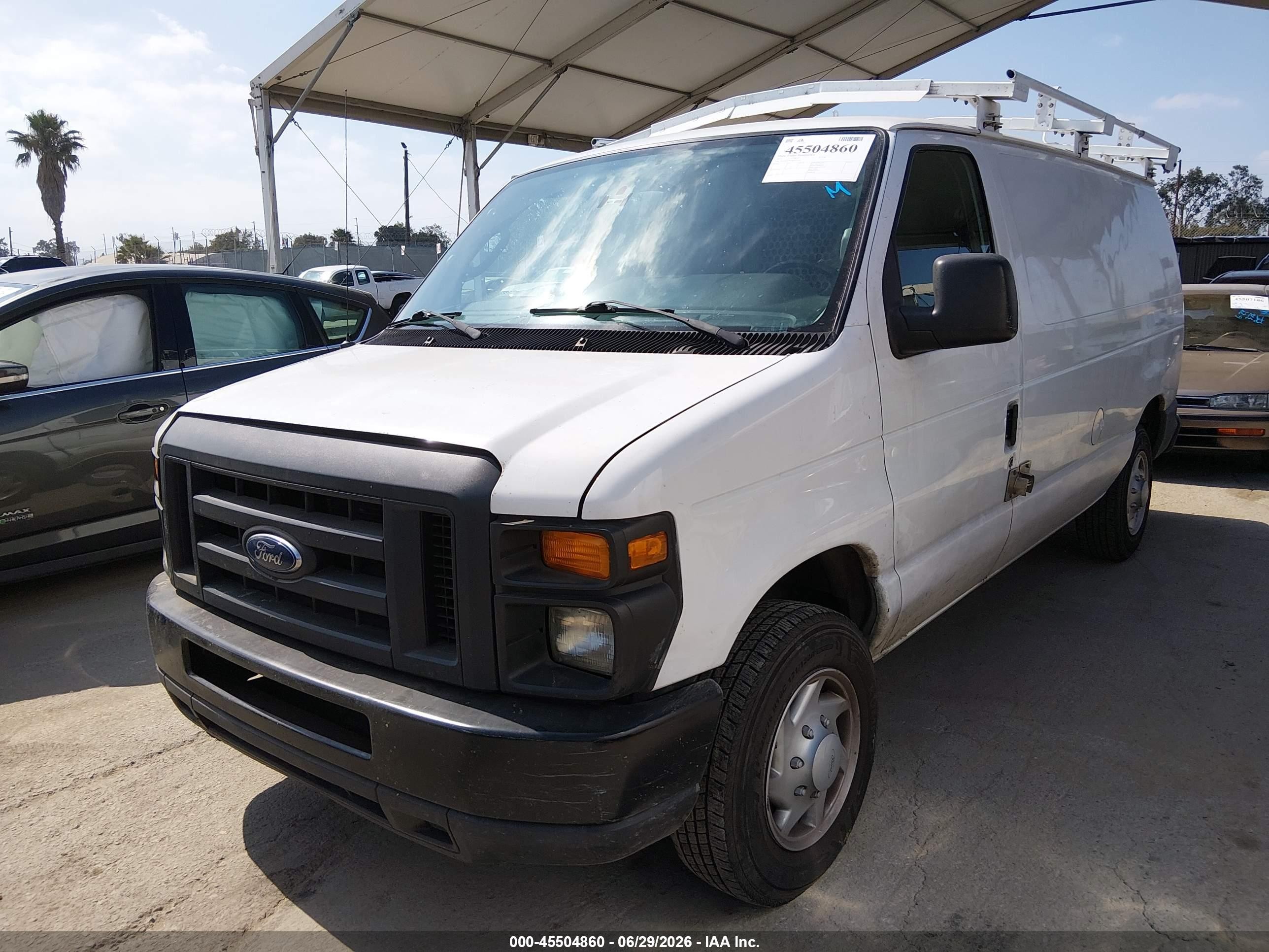 2011 Ford E-150 Commercial/recreational White vin: 1FTNE1EW1BDA32736