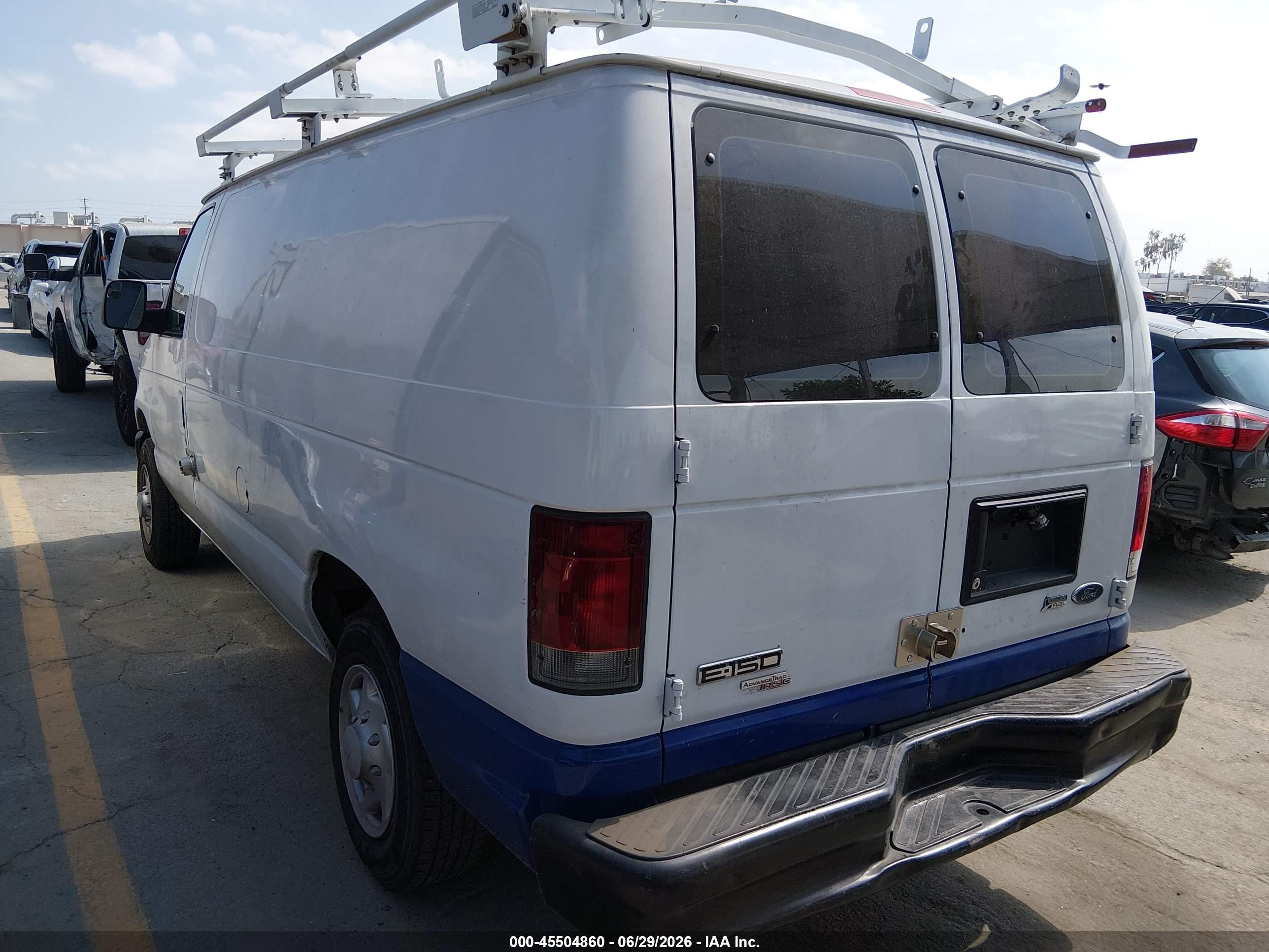 2011 Ford E-150 Commercial/recreational White vin: 1FTNE1EW1BDA32736