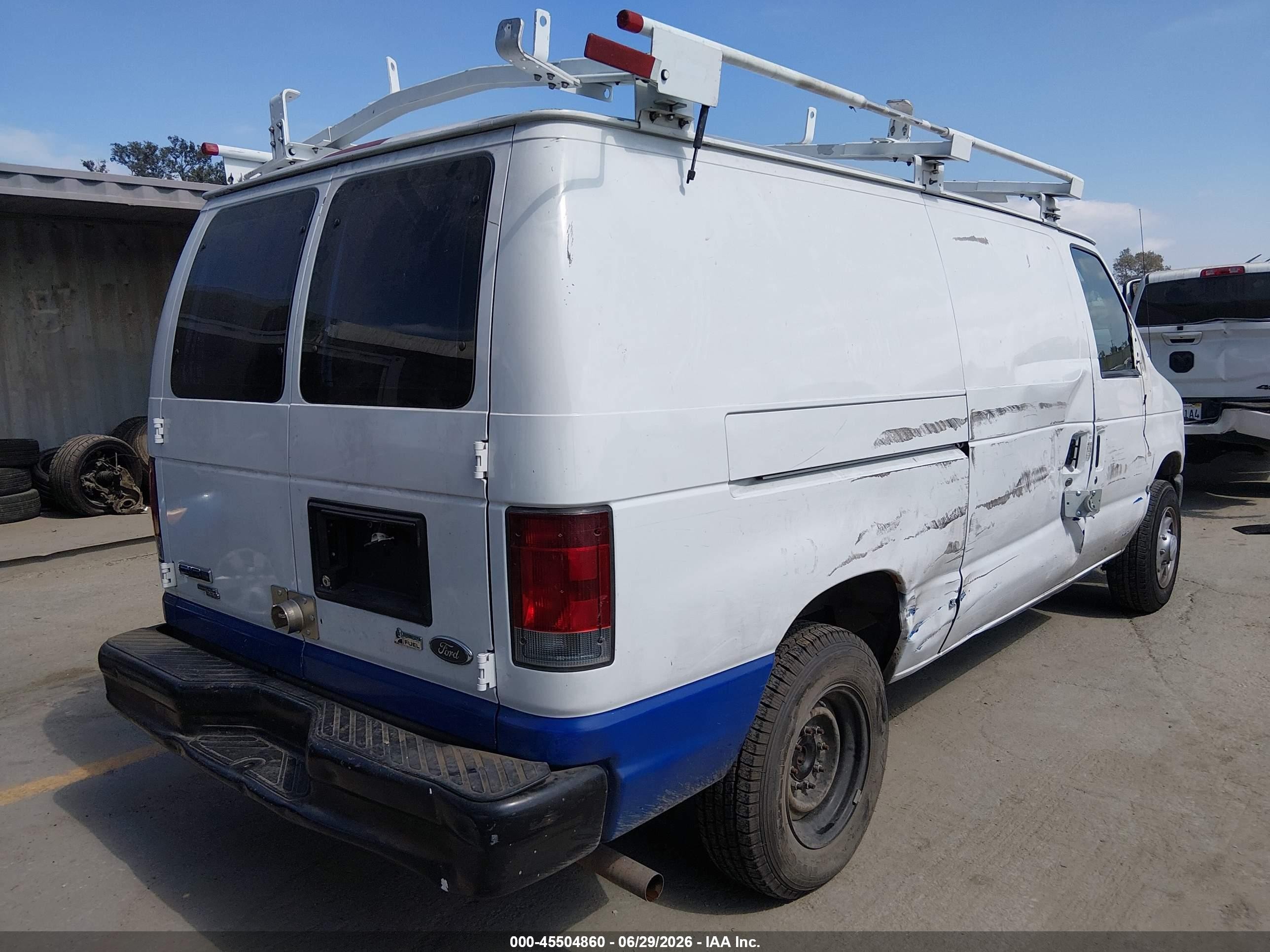 2011 Ford E-150 Commercial/recreational White vin: 1FTNE1EW1BDA32736