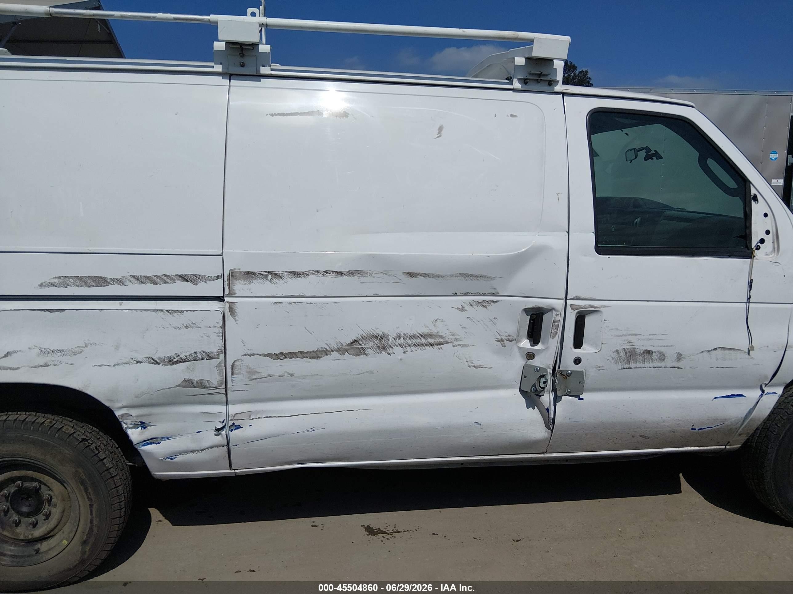 2011 Ford E-150 Commercial/recreational White vin: 1FTNE1EW1BDA32736