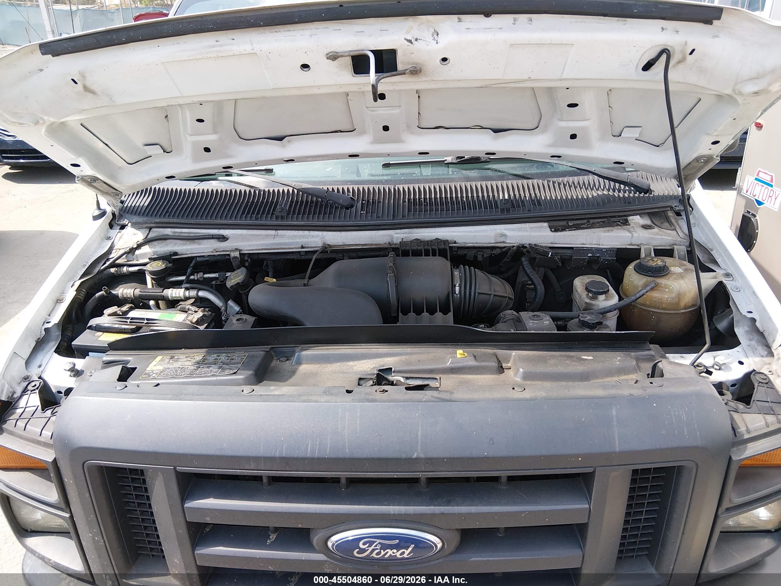 2011 Ford E-150 Commercial/recreational White vin: 1FTNE1EW1BDA32736