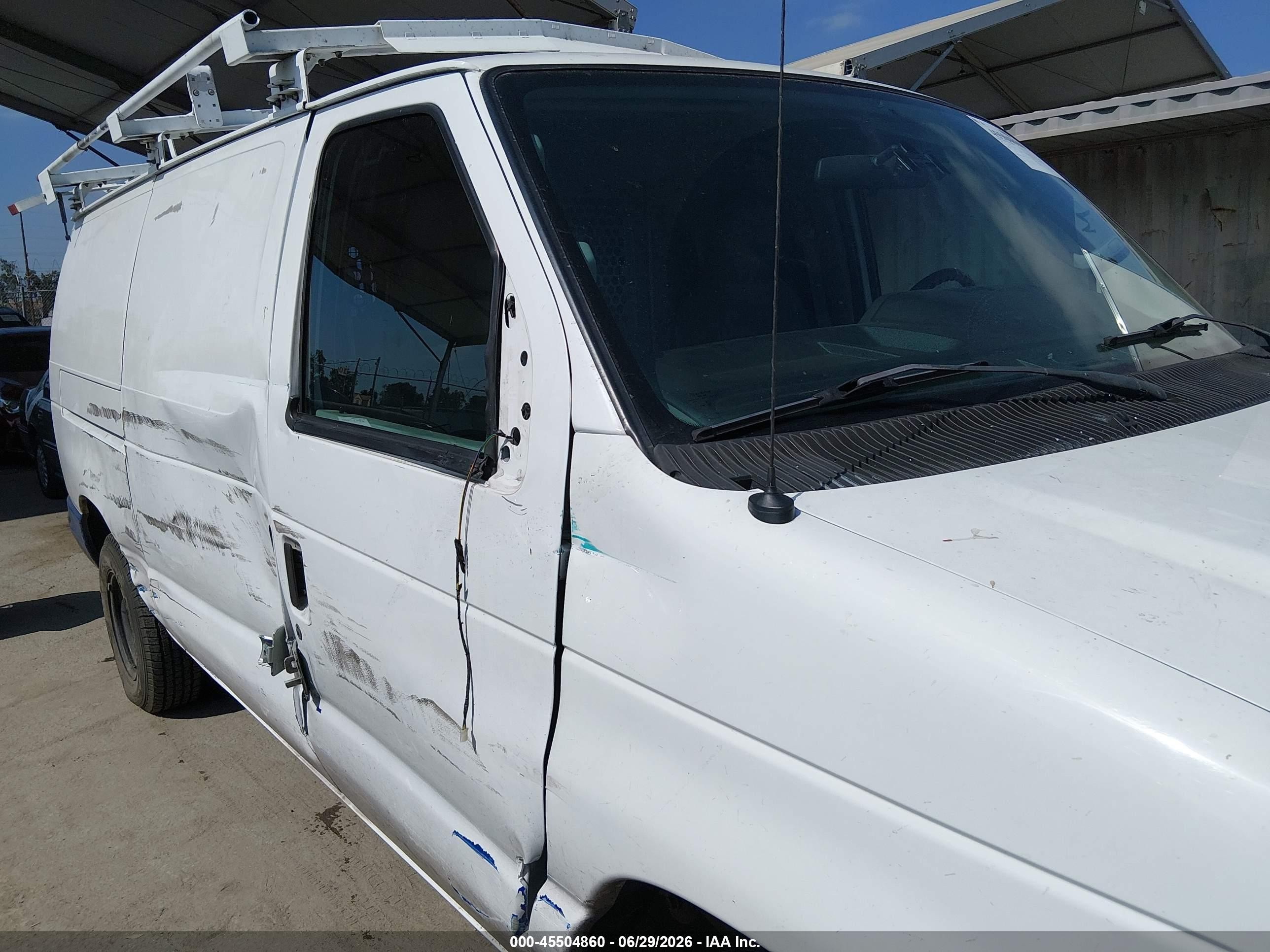 2011 Ford E-150 Commercial/recreational White vin: 1FTNE1EW1BDA32736