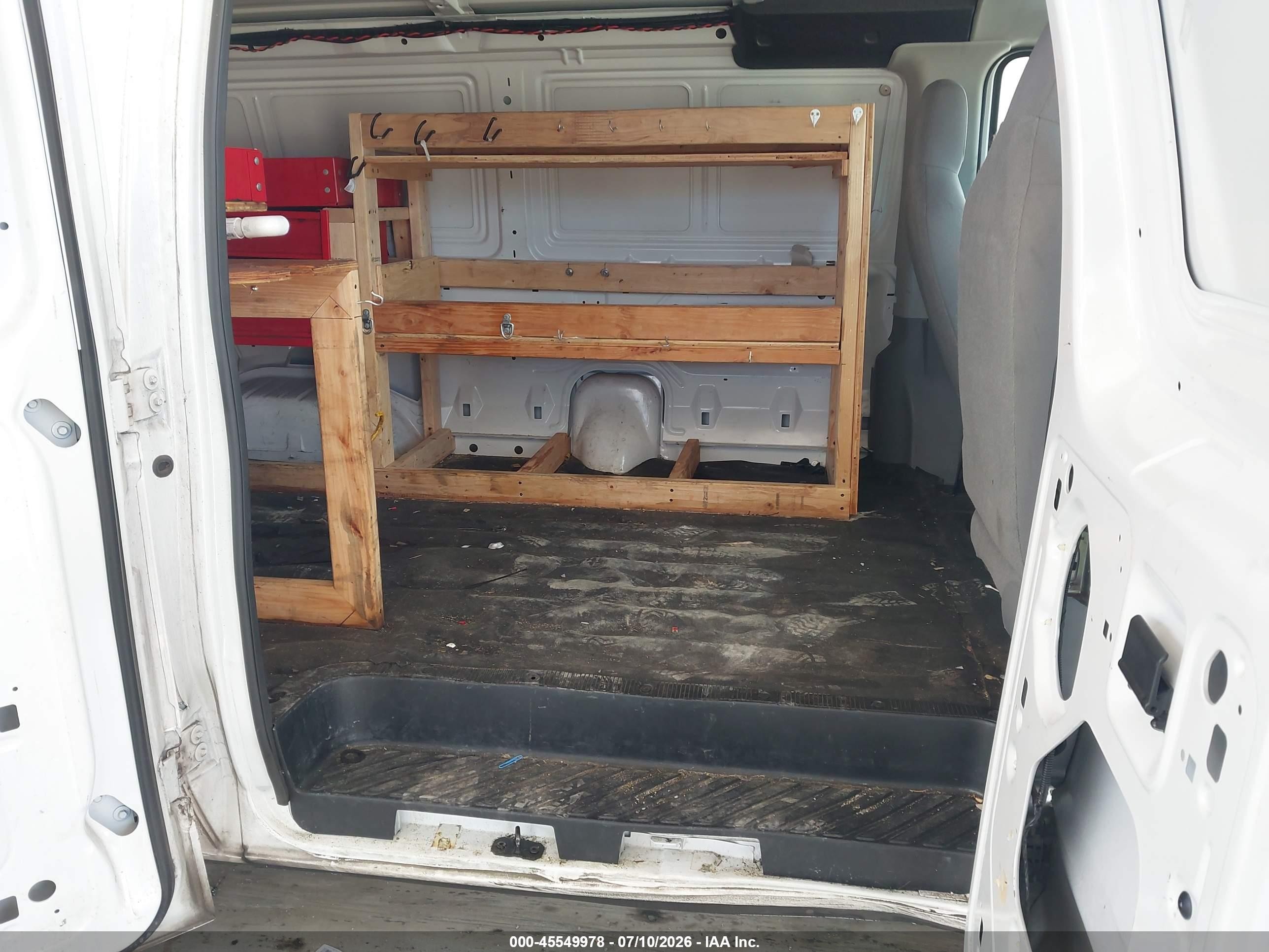 2012 Ford E-150 Commercial/recreational White vin: 1FTNE1EW1CDA01262