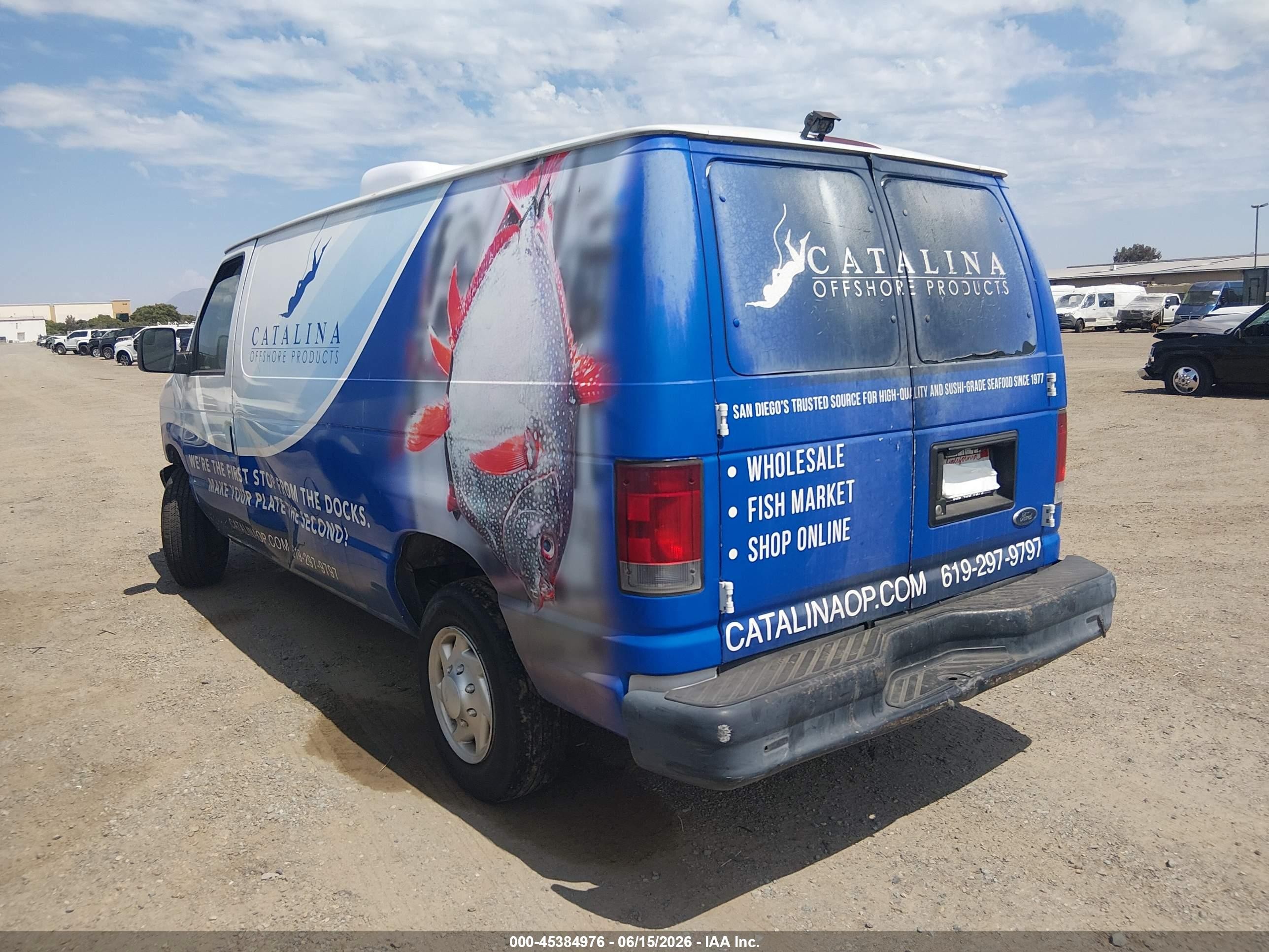 2012 Ford E-150 Commercial White vin: 1FTNE1EW1CDA53085