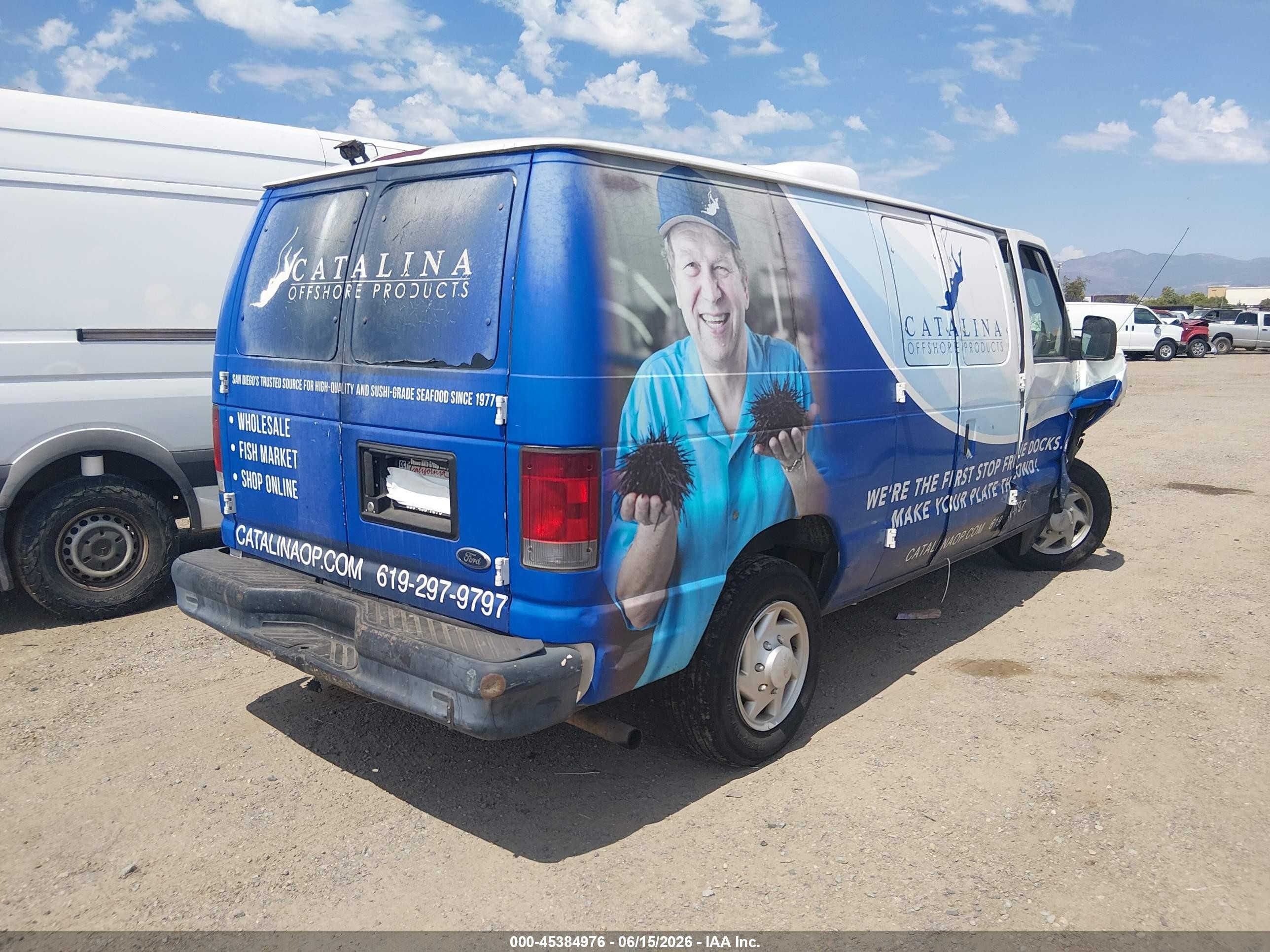 2012 Ford E-150 Commercial White vin: 1FTNE1EW1CDA53085