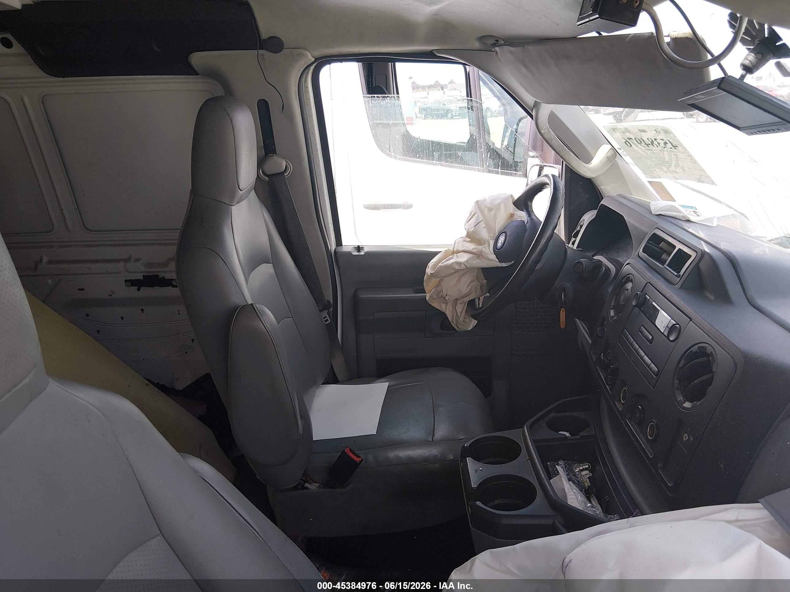 2012 Ford E-150 Commercial White vin: 1FTNE1EW1CDA53085