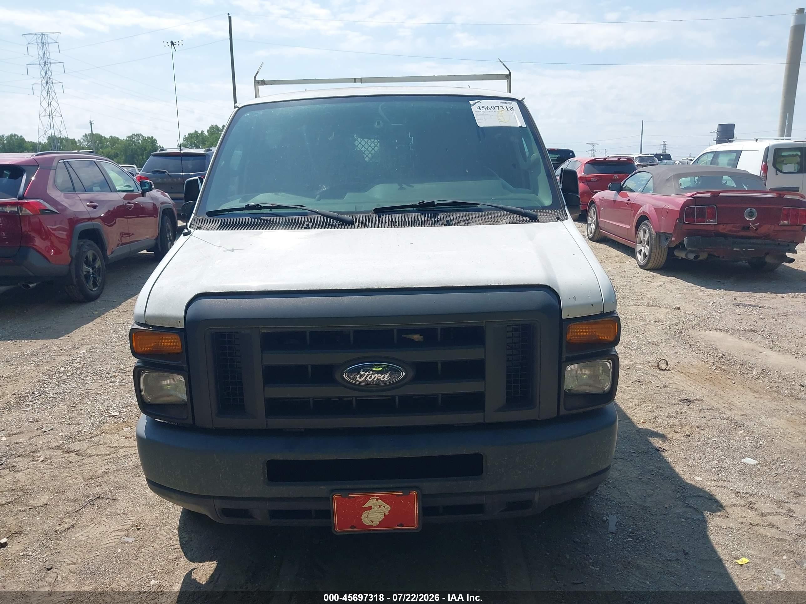 2013 Ford E-150 Commercial Белый vin: 1FTNE1EW1DDA01277