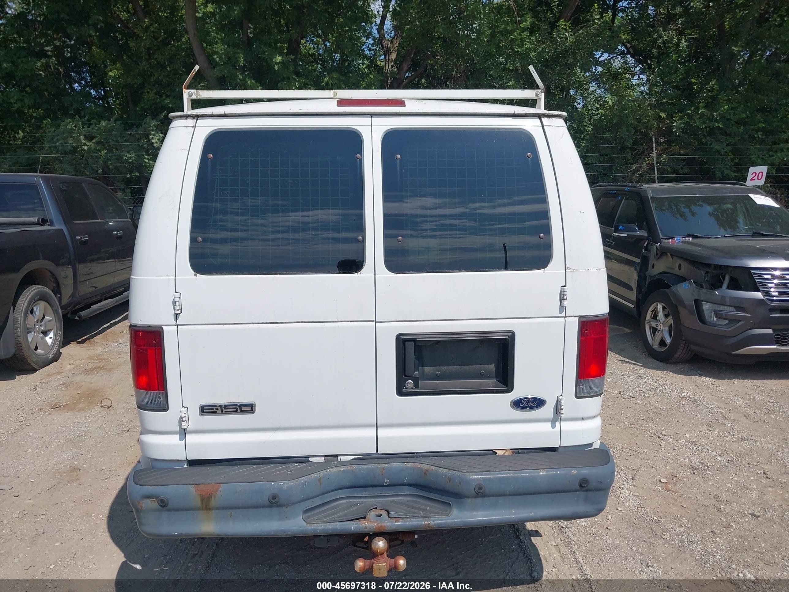 2013 Ford E-150 Commercial Белый vin: 1FTNE1EW1DDA01277