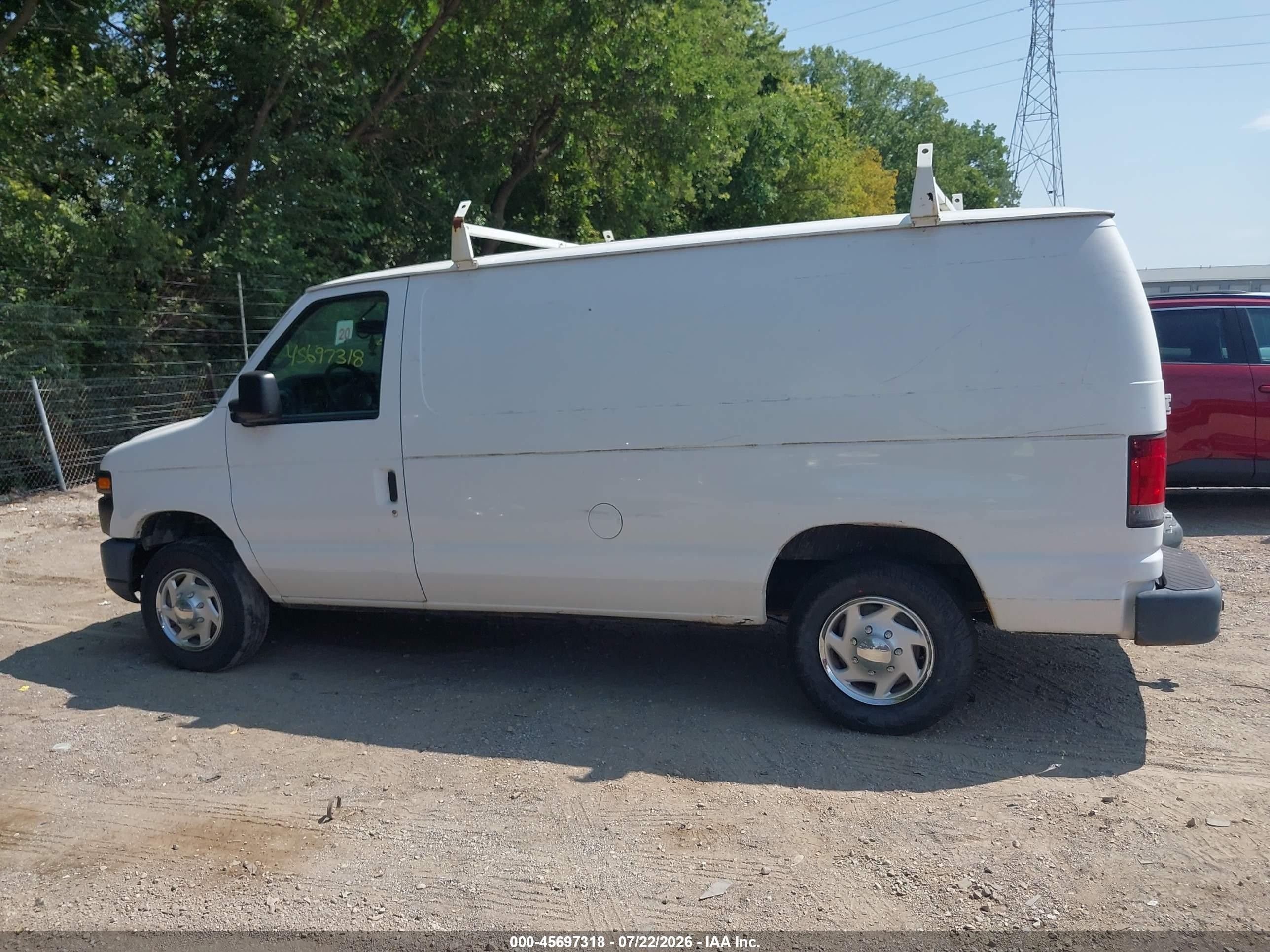 2013 Ford E-150 Commercial Белый vin: 1FTNE1EW1DDA01277