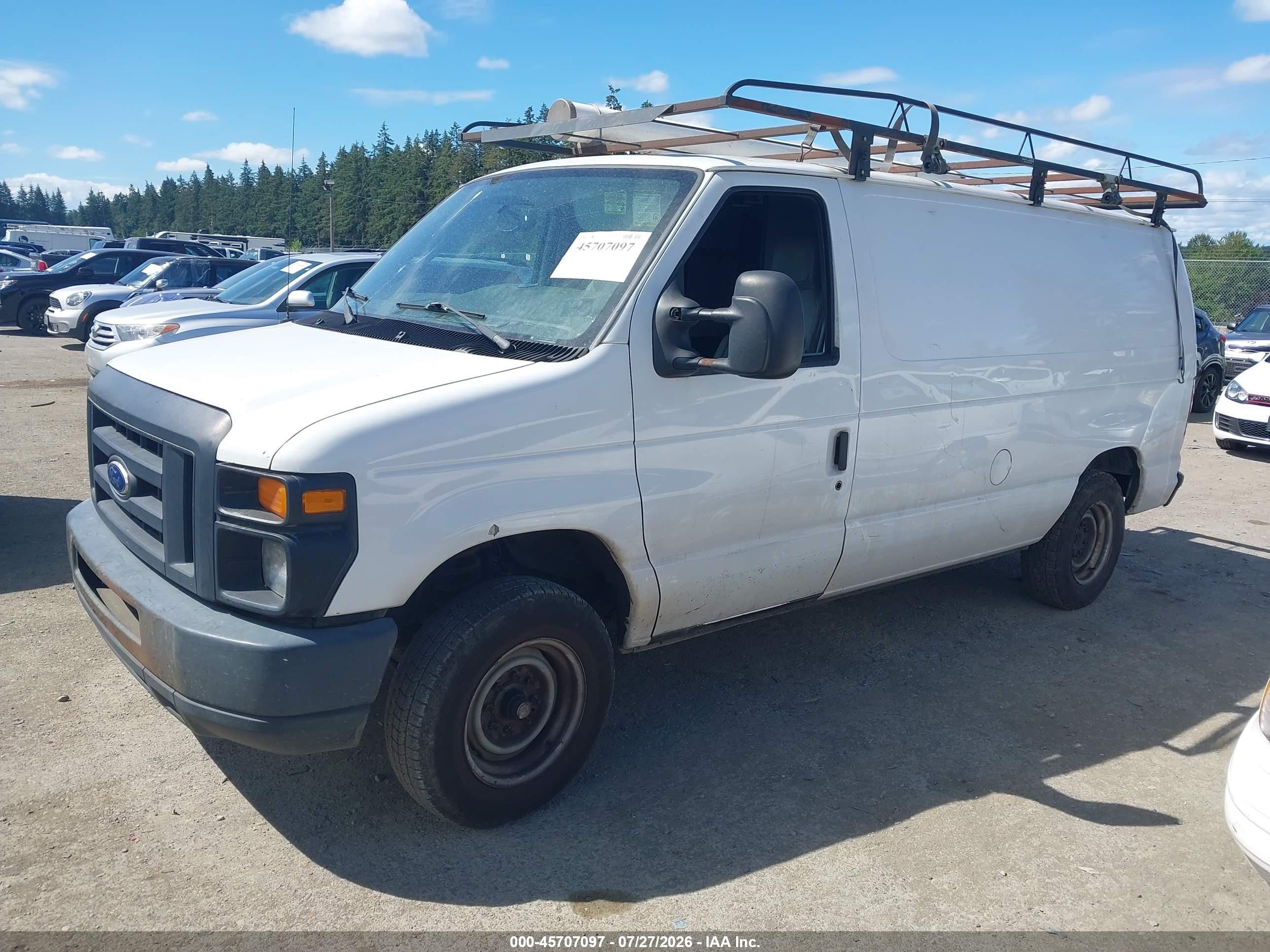 2014 Ford E-150 Commercial White vin: 1FTNE1EW1EDA59682