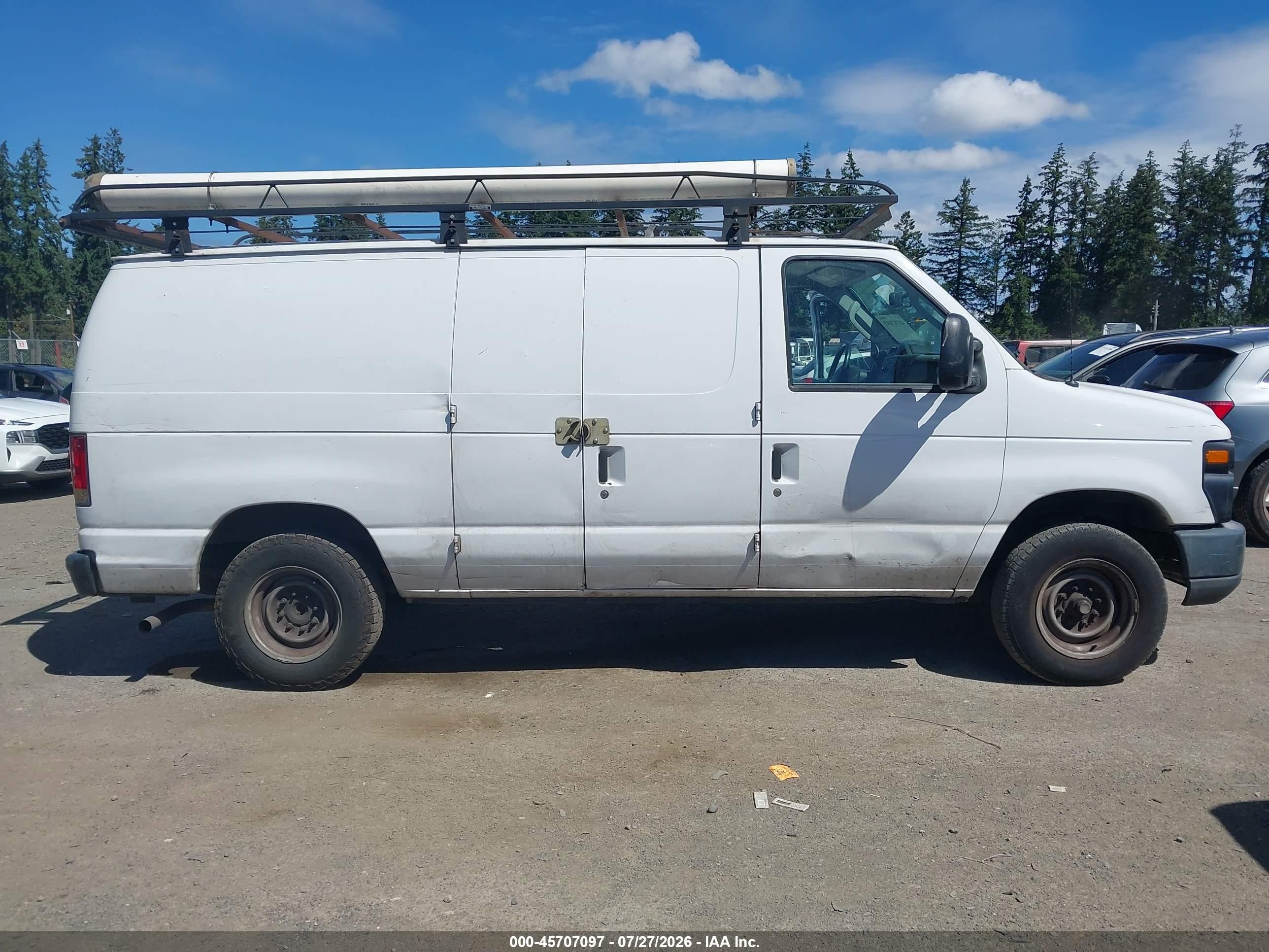 2014 Ford E-150 Commercial White vin: 1FTNE1EW1EDA59682