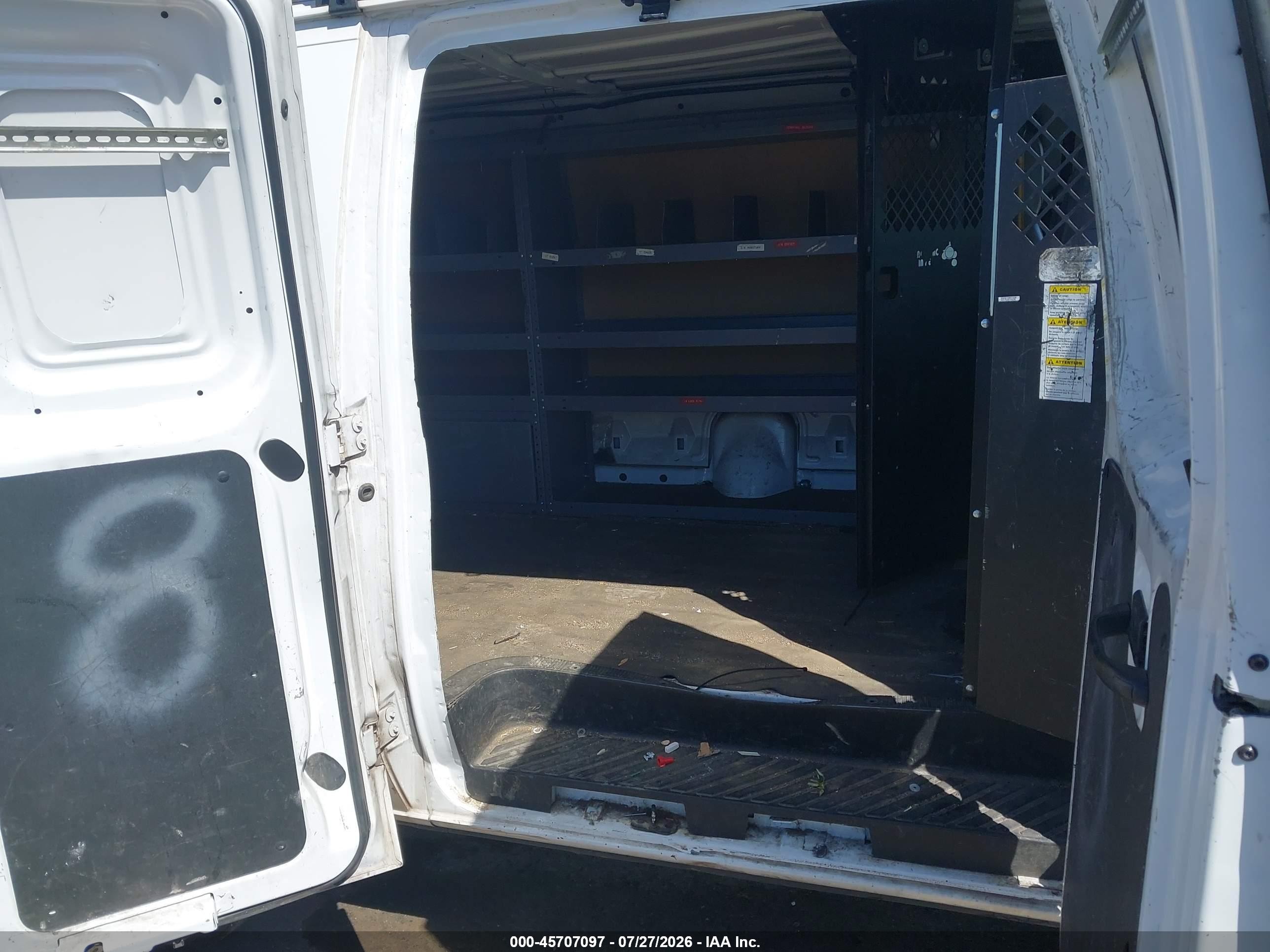 2014 Ford E-150 Commercial White vin: 1FTNE1EW1EDA59682