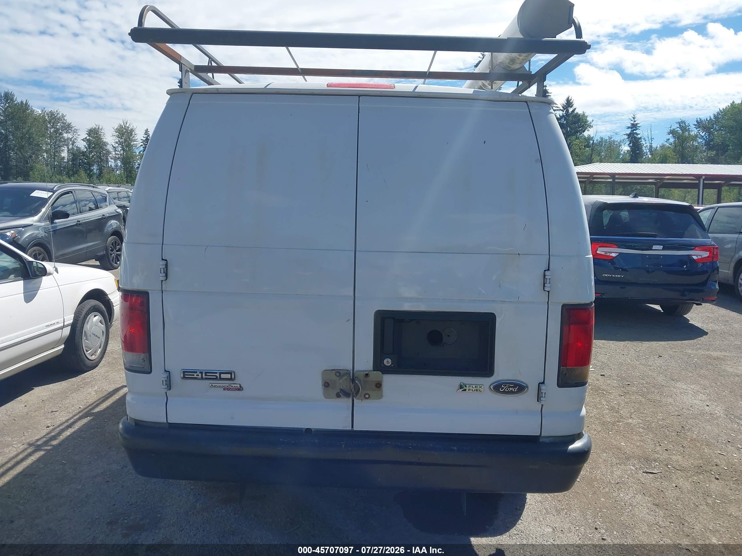 2014 Ford E-150 Commercial White vin: 1FTNE1EW1EDA59682