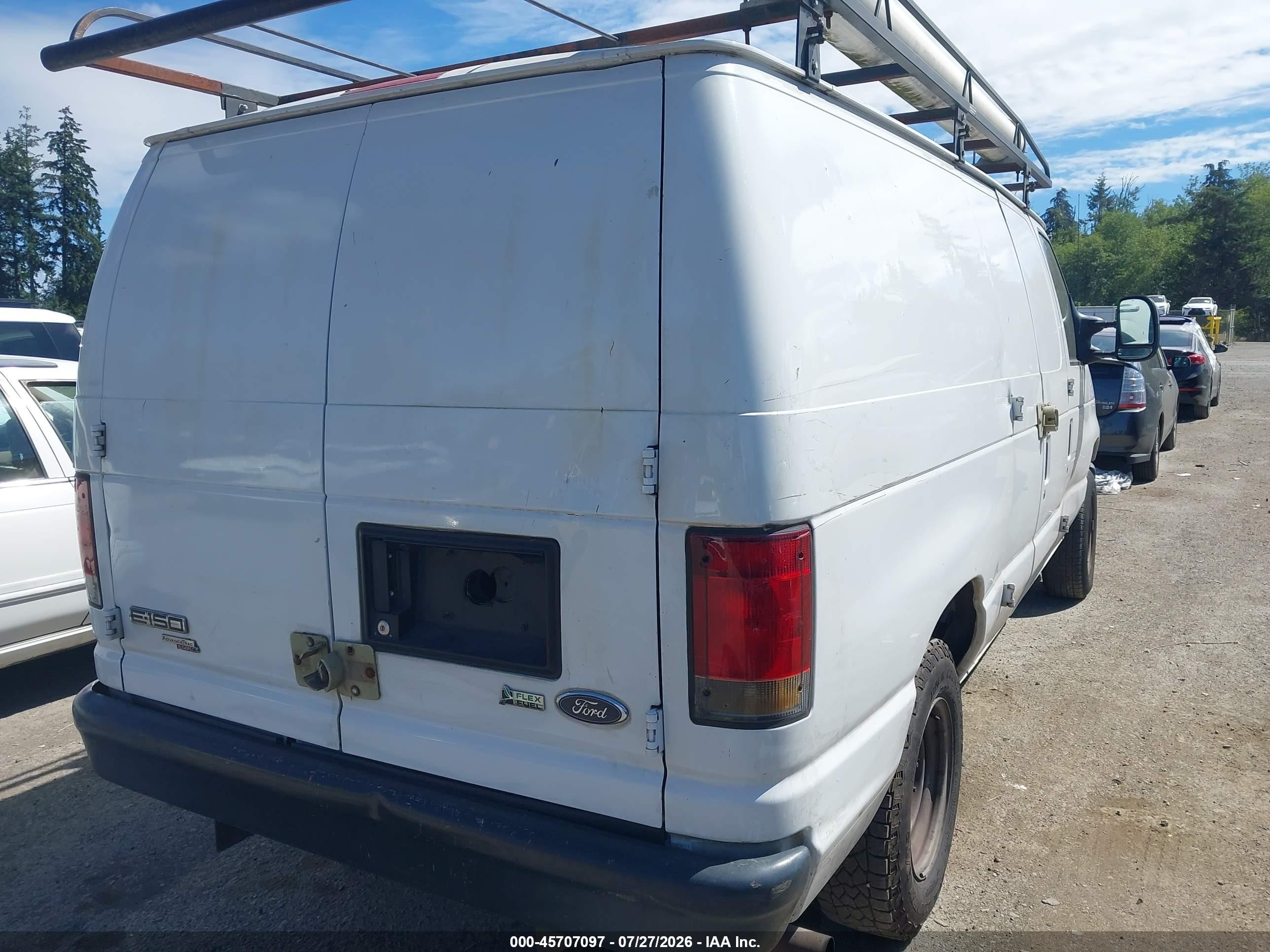 2014 Ford E-150 Commercial White vin: 1FTNE1EW1EDA59682