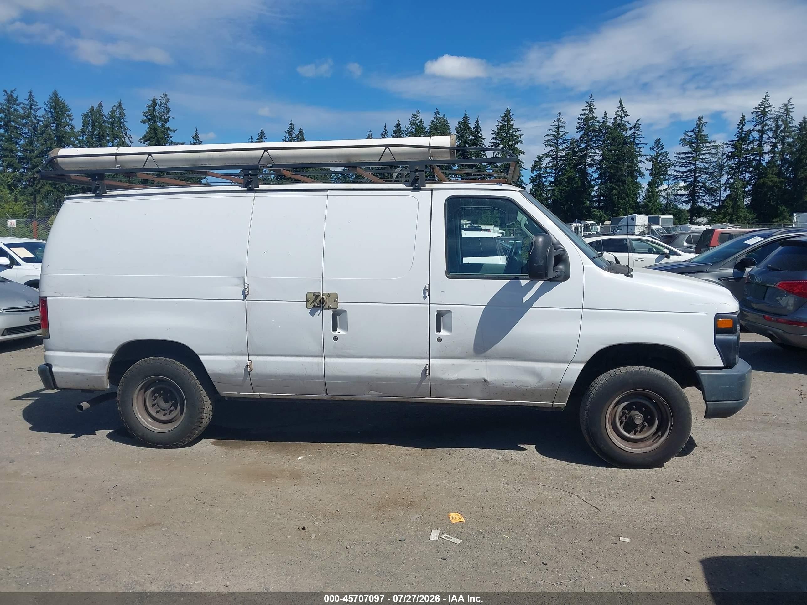 2014 Ford E-150 Commercial White vin: 1FTNE1EW1EDA59682