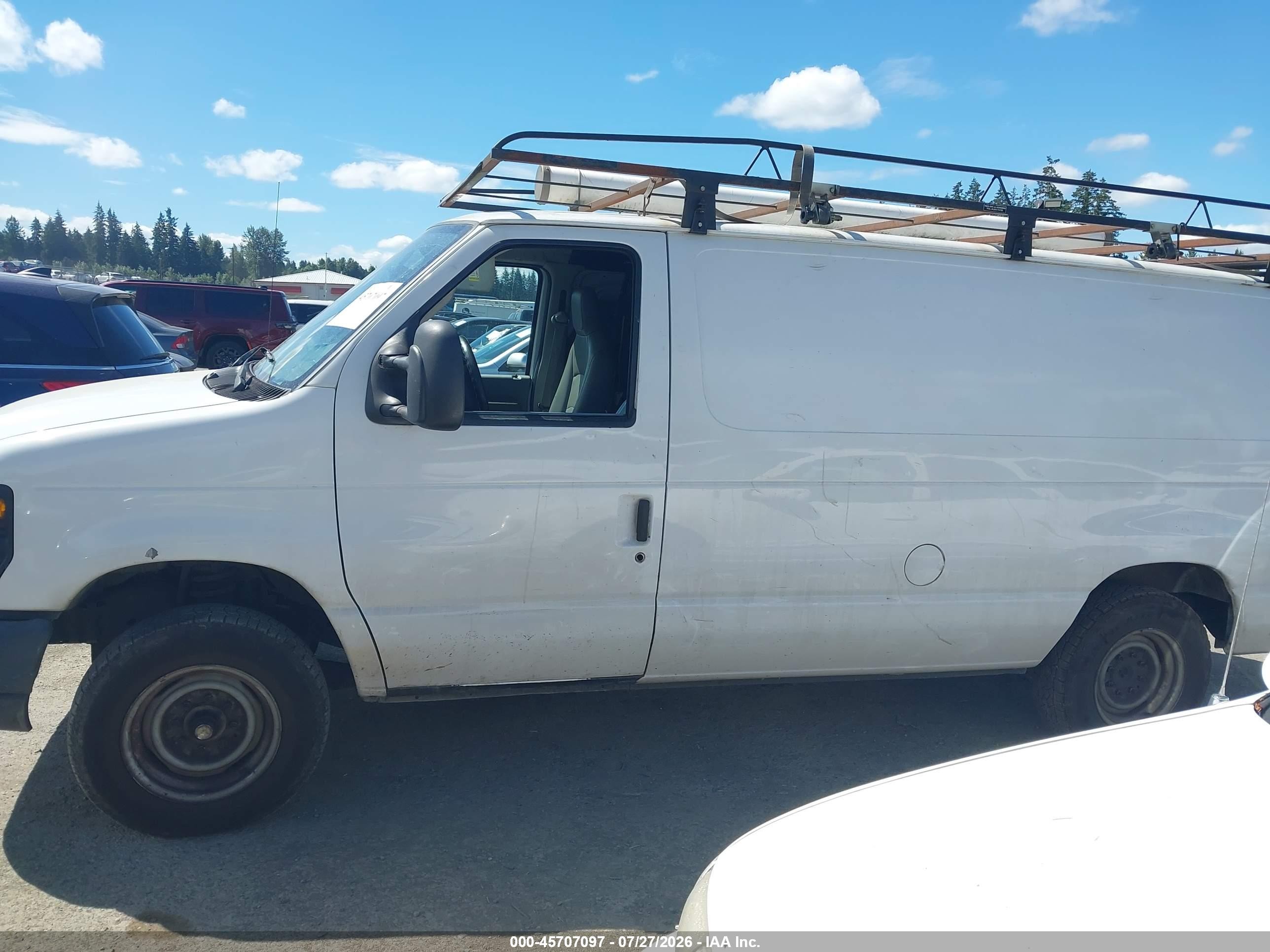 2014 Ford E-150 Commercial White vin: 1FTNE1EW1EDA59682