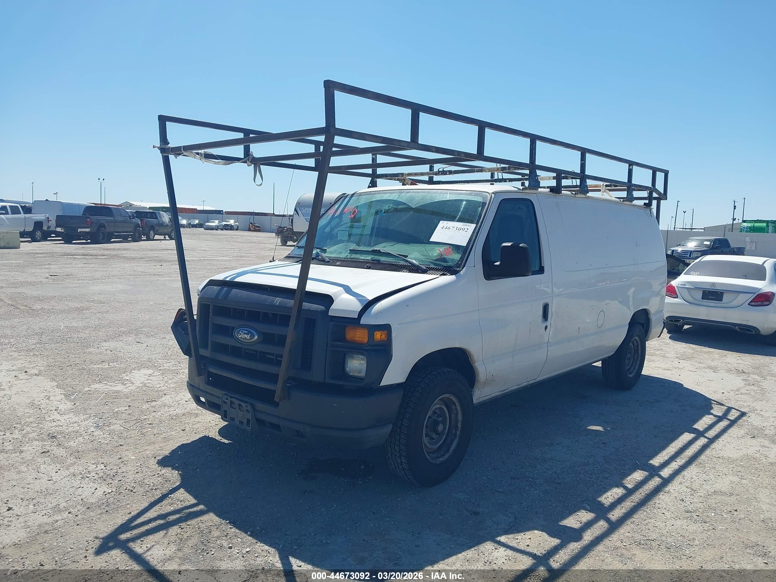 2011 Ford E-150 Commercial White vin: 1FTNE1EW2BDA47617