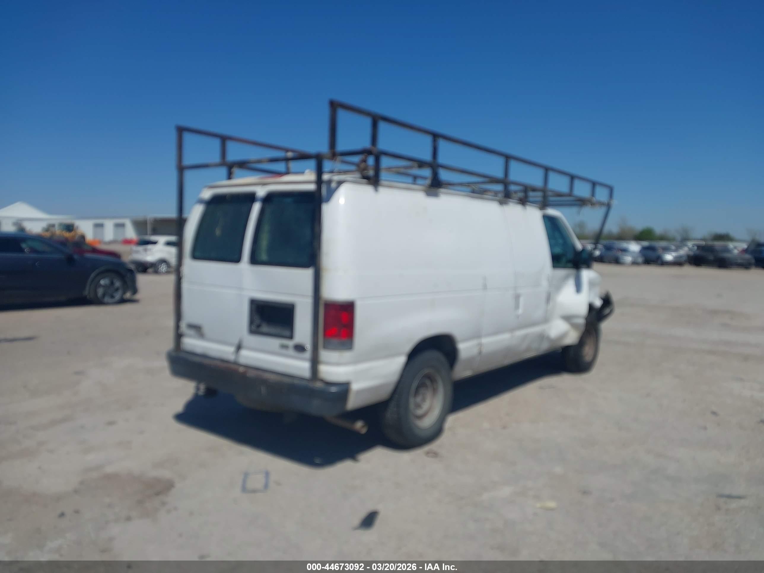 2011 Ford E-150 Commercial White vin: 1FTNE1EW2BDA47617
