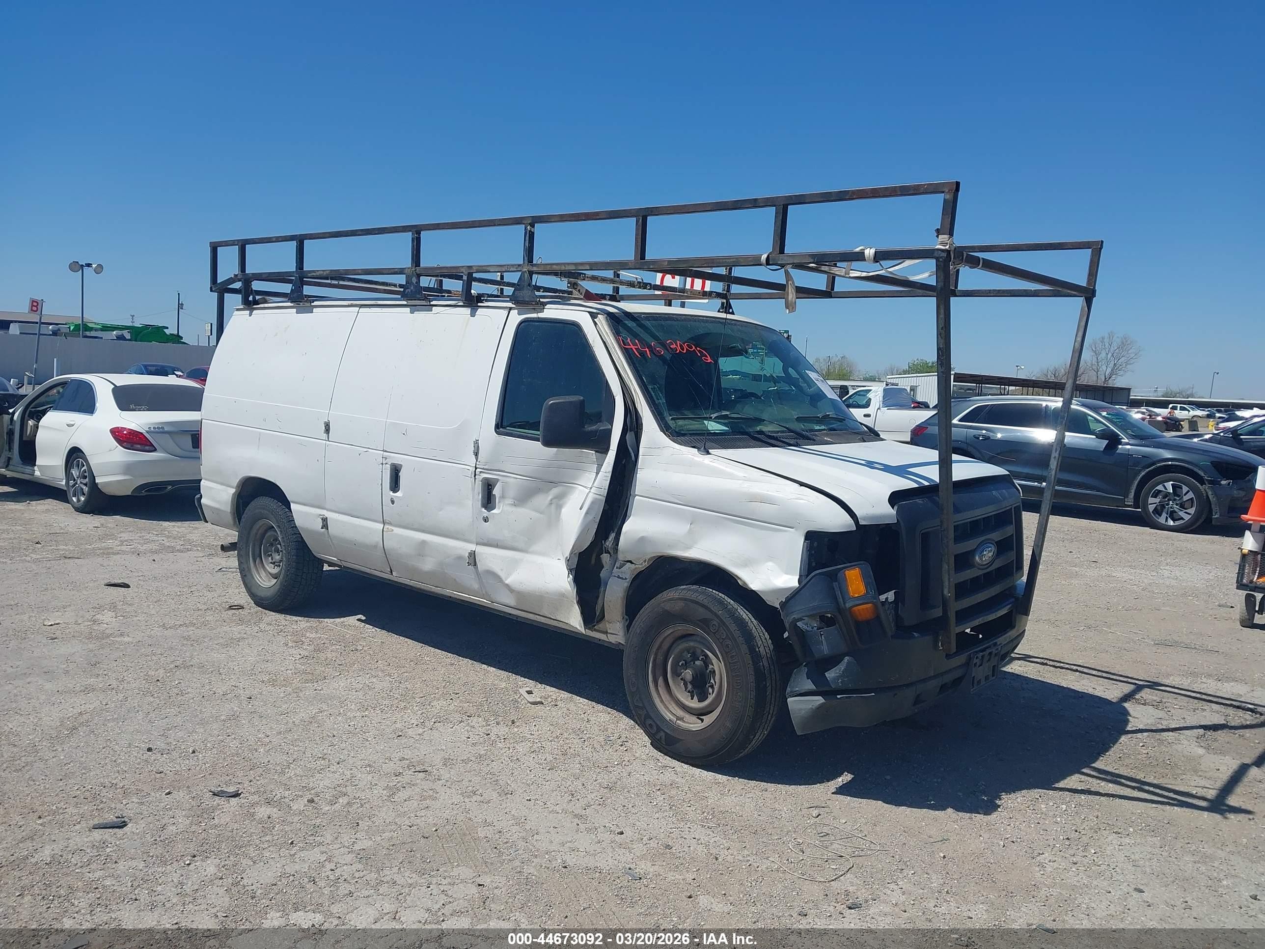 2011 Ford E-150 Commercial White vin: 1FTNE1EW2BDA47617