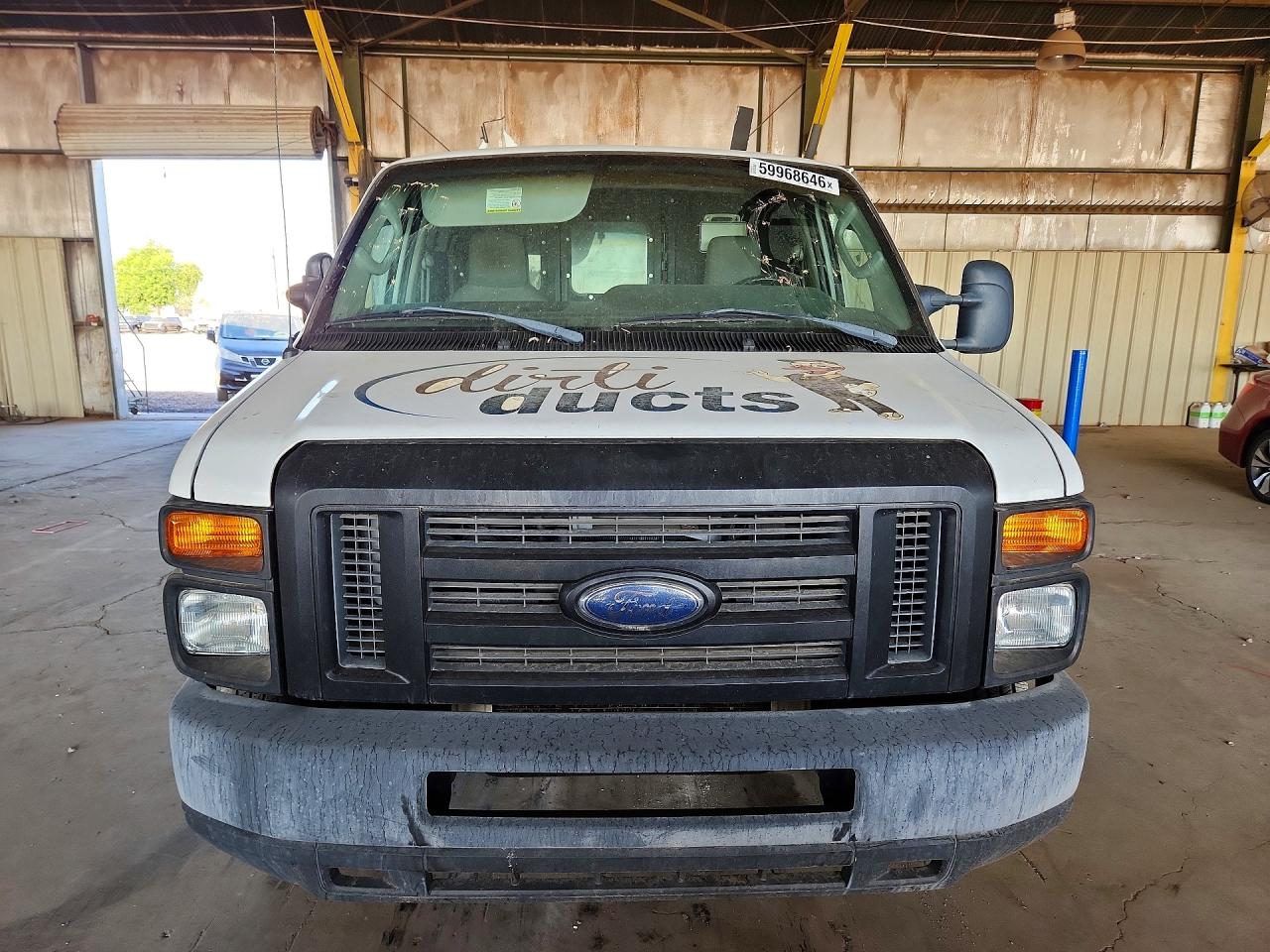 2010 Ford Econoline E150 Van White vin: 1FTNE1EW3ADA87915