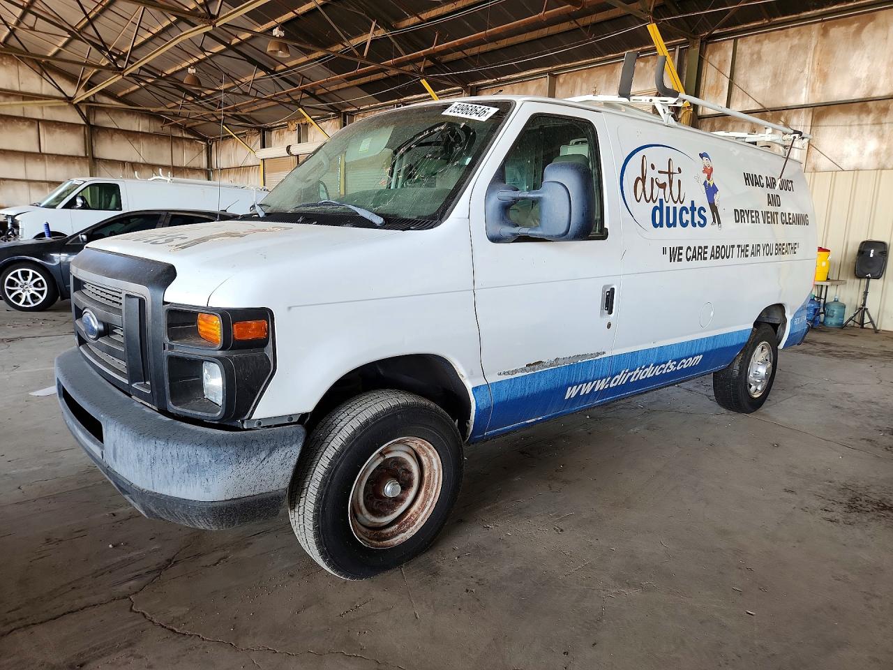 2010 Ford Econoline E150 Van Белый vin: 1FTNE1EW3ADA87915