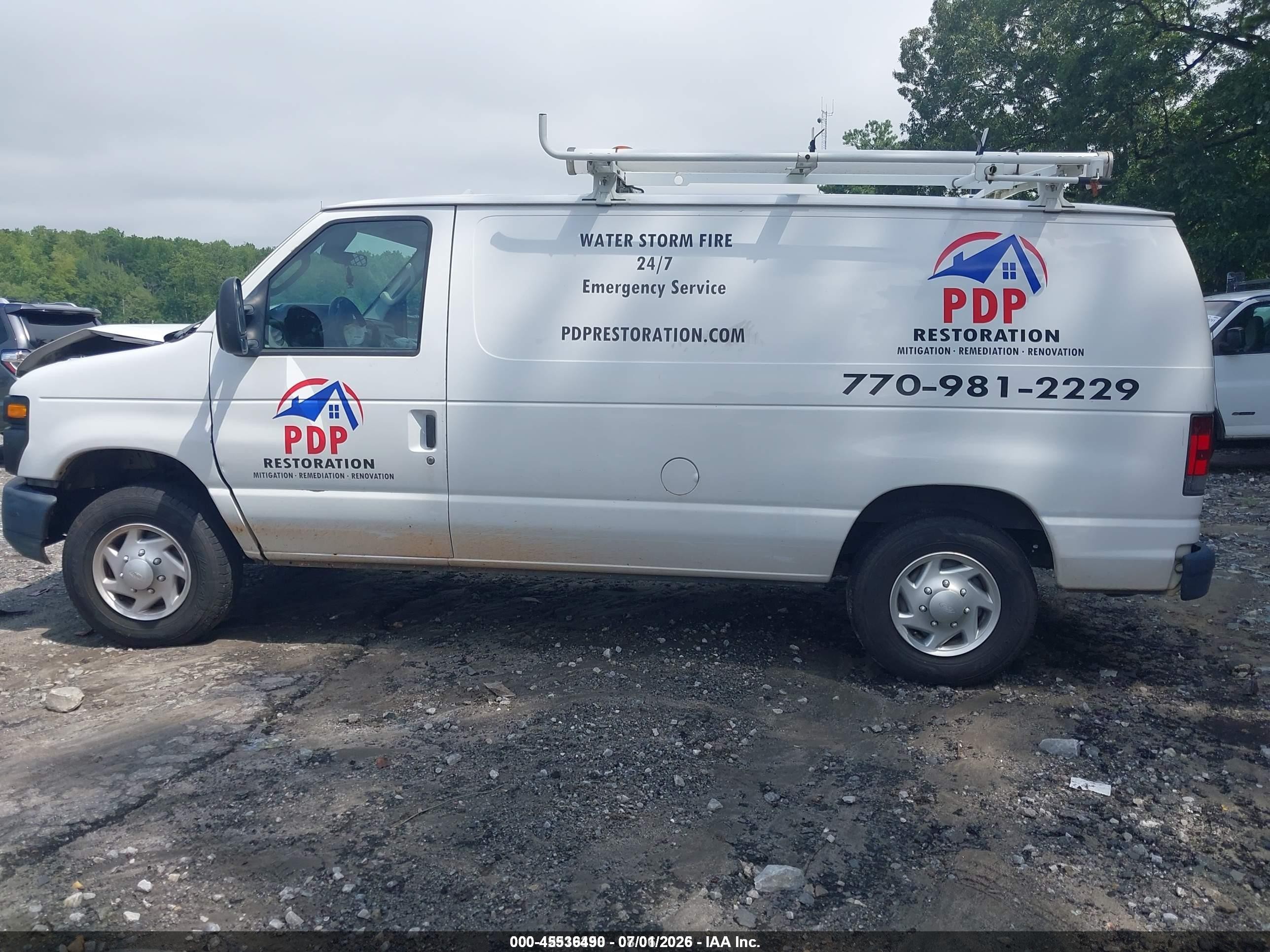 2012 Ford E-150 Commercial White vin: 1FTNE1EW3CDA47658