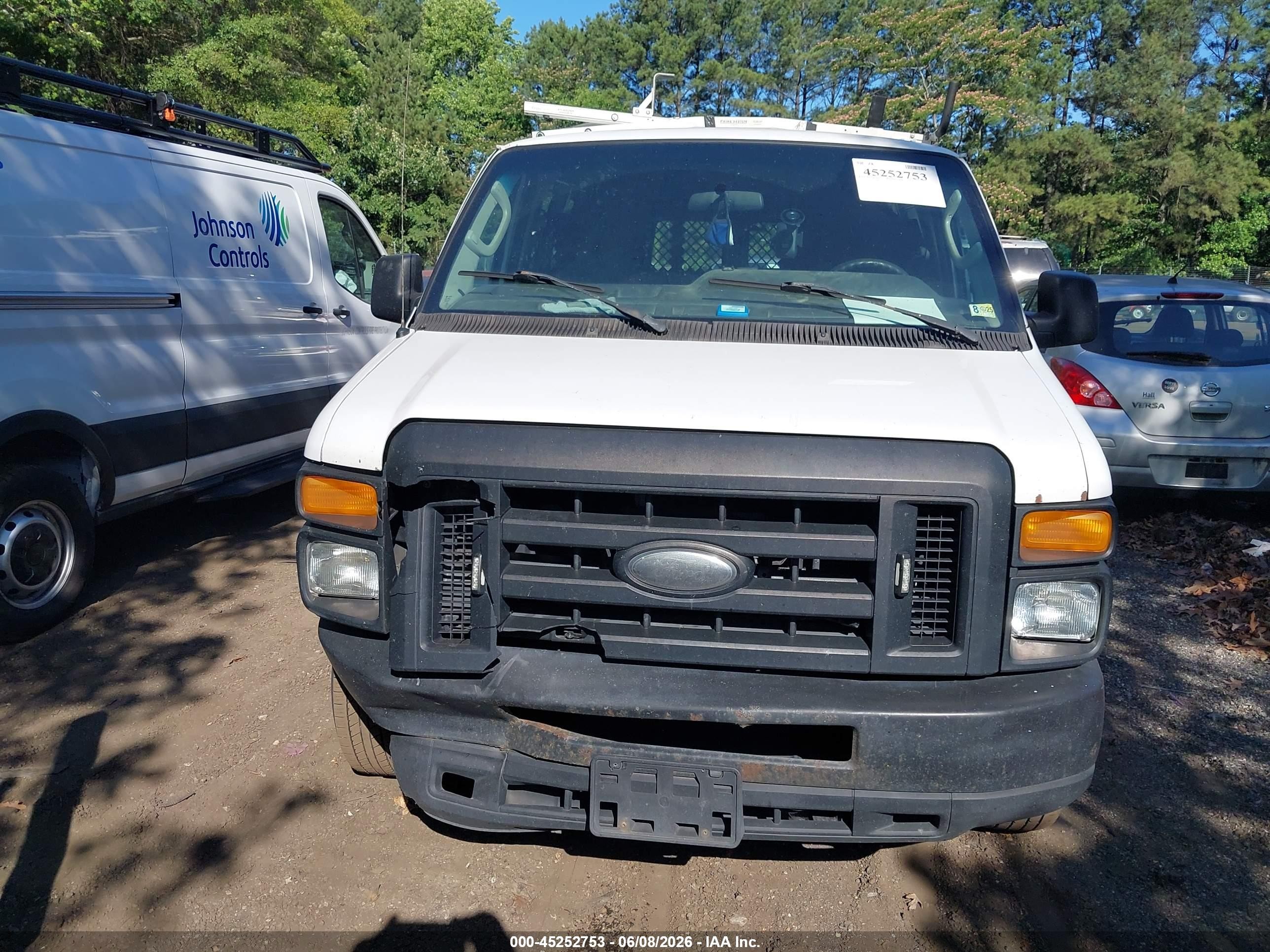 2012 Ford E-150 Commercial White vin: 1FTNE1EW3CDB06403