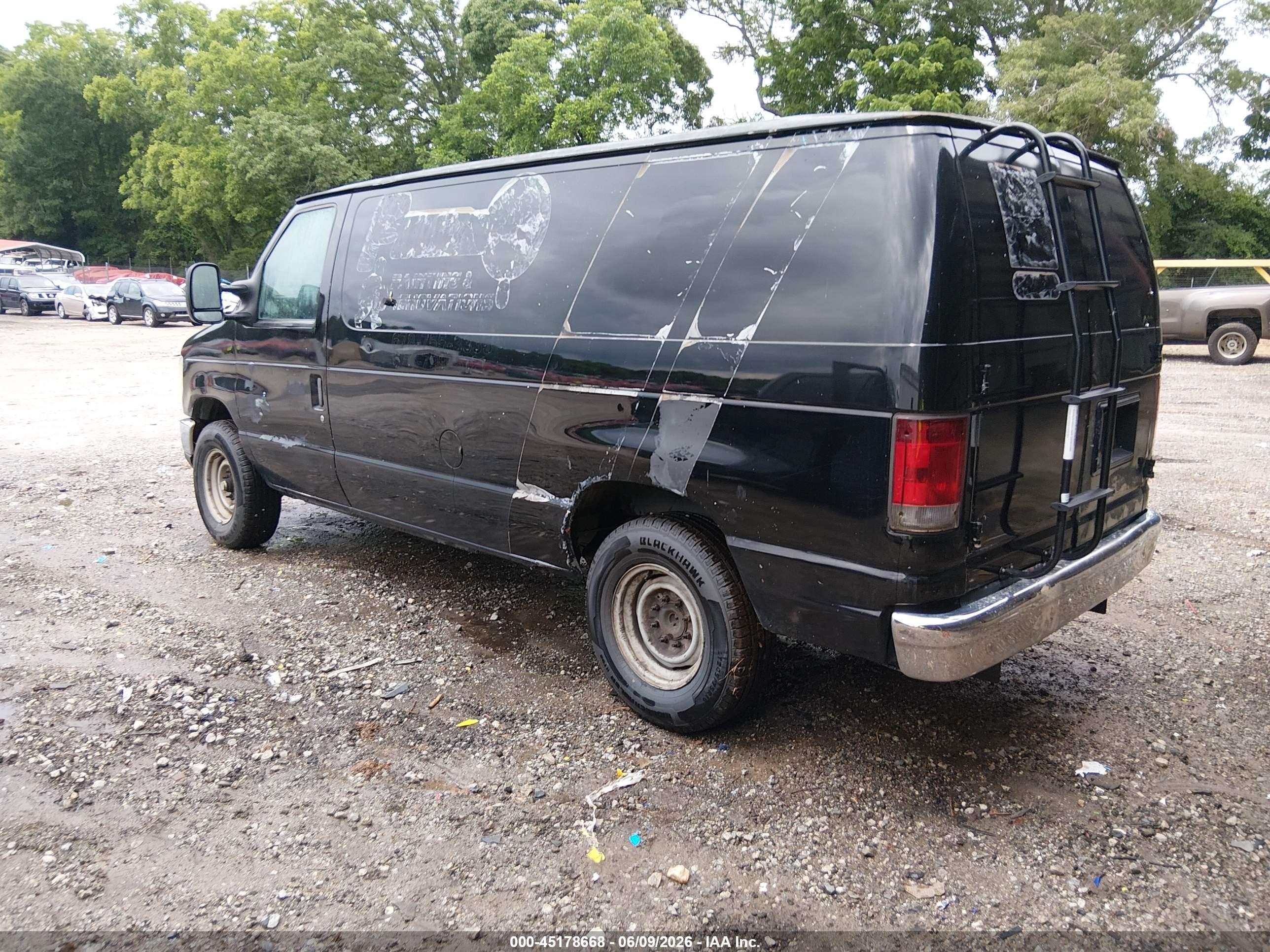2013 Ford E-150 Commercial Black vin: 1FTNE1EW3DDB19511