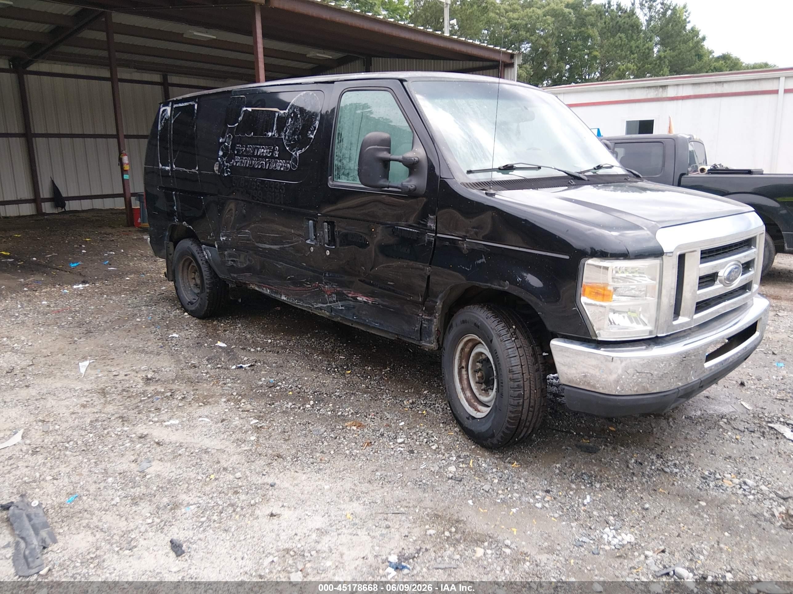 2013 Ford E-150 Commercial Black vin: 1FTNE1EW3DDB19511