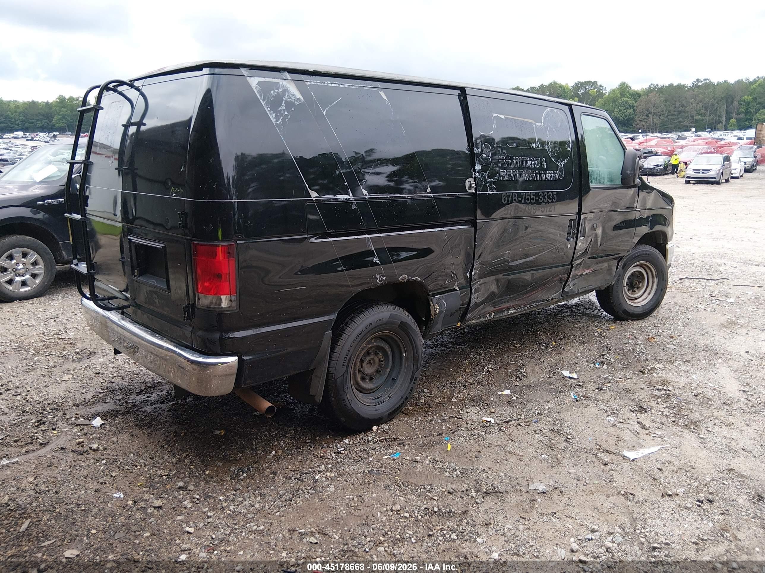 2013 Ford E-150 Commercial Black vin: 1FTNE1EW3DDB19511