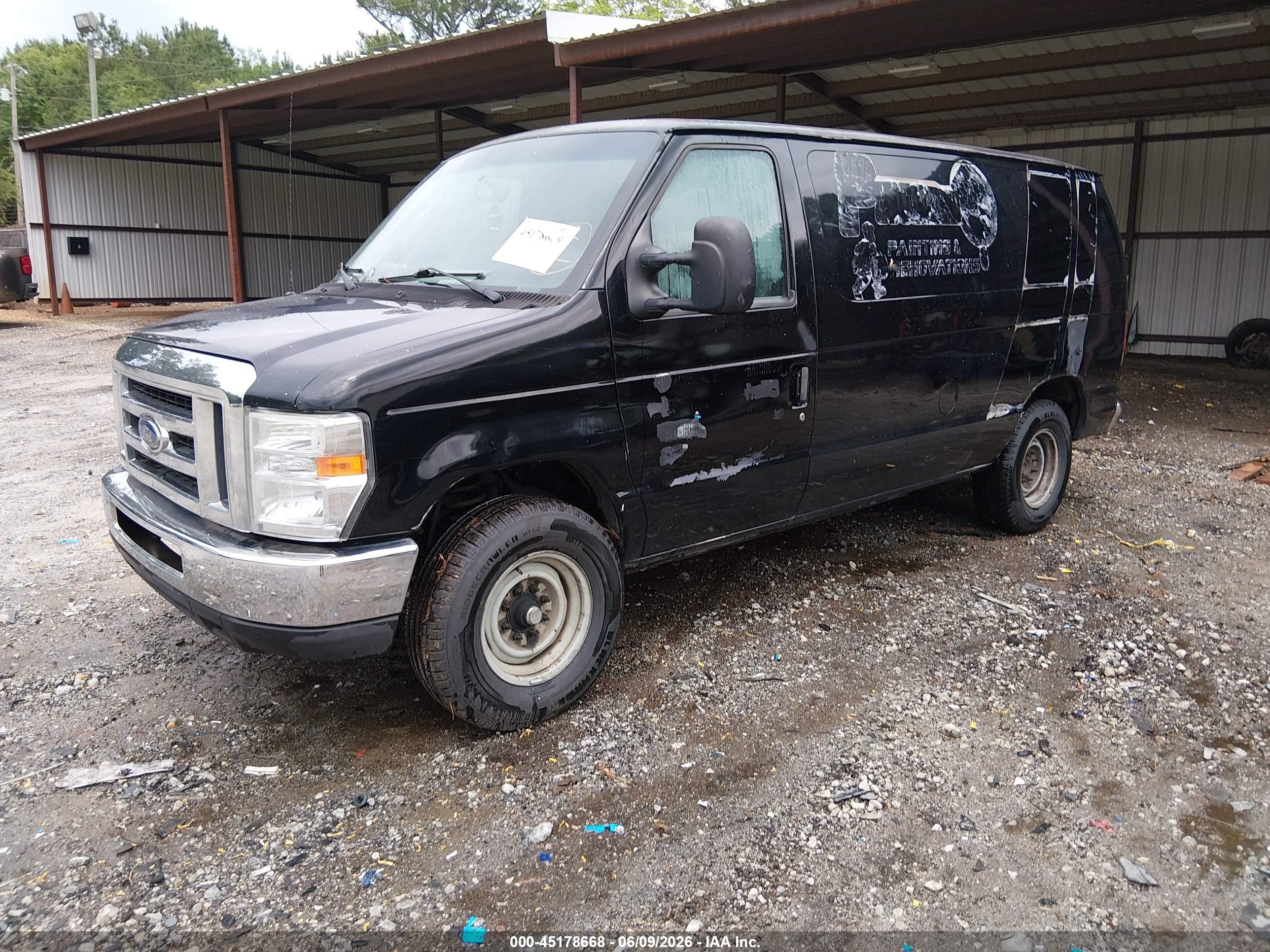 2013 Ford E-150 Commercial Black vin: 1FTNE1EW3DDB19511