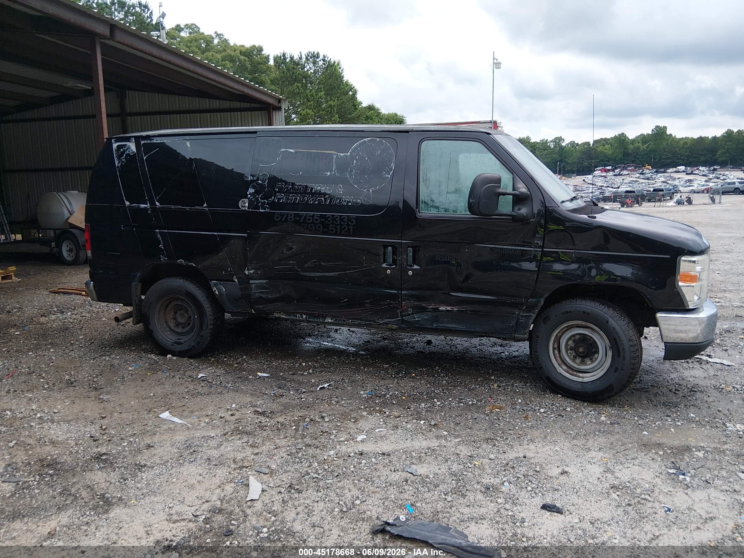 2013 Ford E-150 Commercial Black vin: 1FTNE1EW3DDB19511