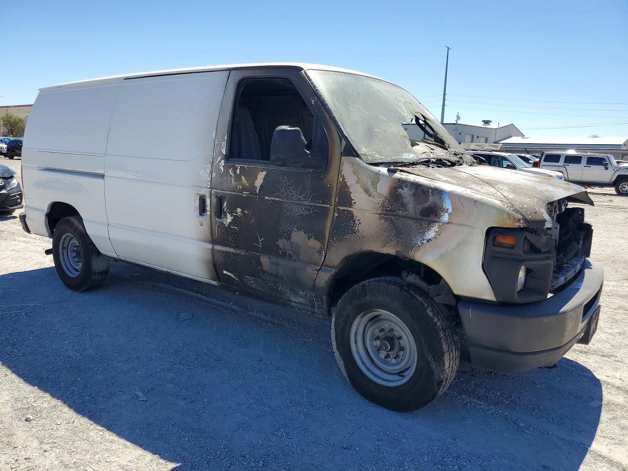 2013 Ford Econoline E150 Van White vin: 1FTNE1EW3DDB28306