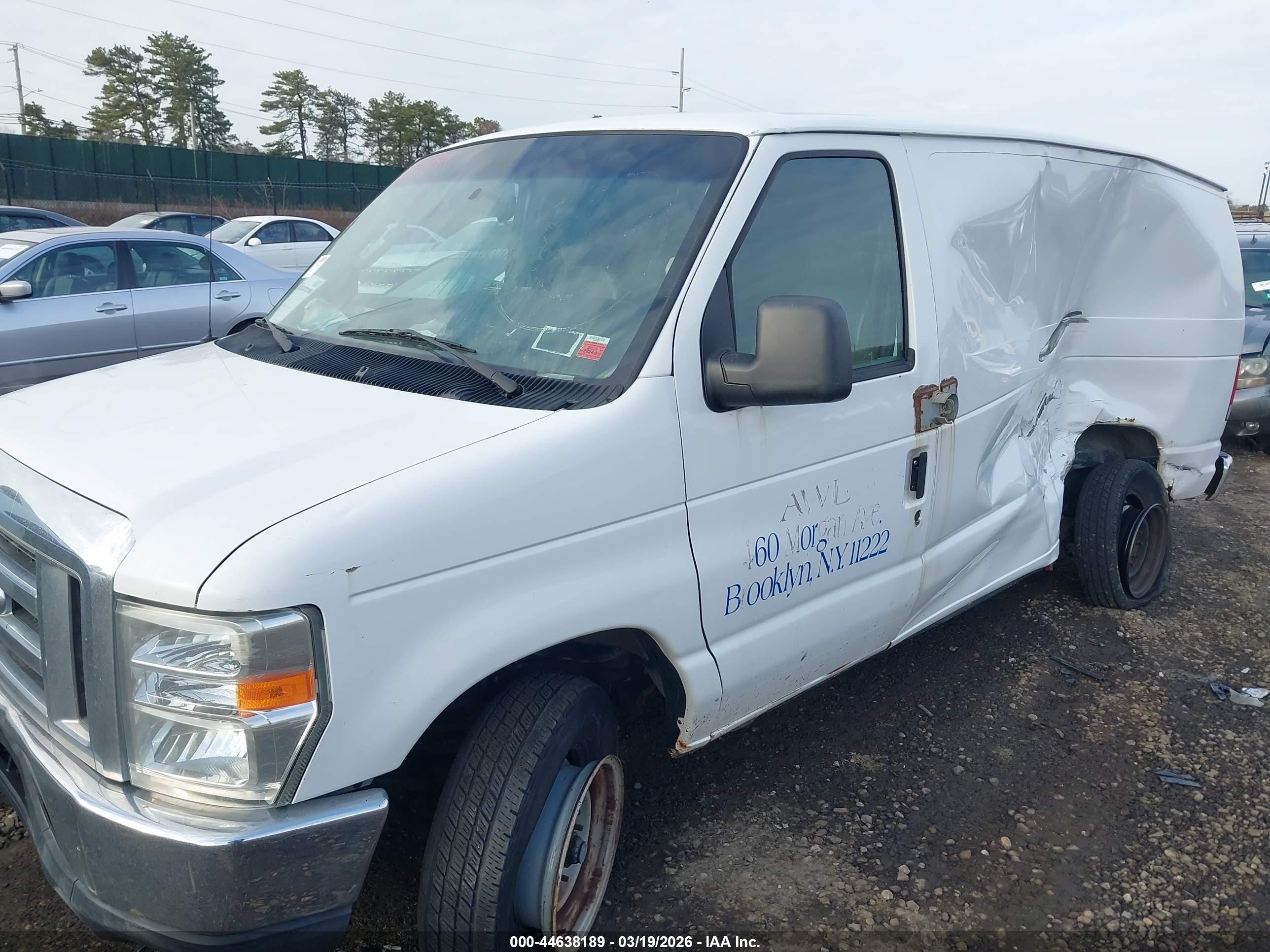 2010 Ford E-150 Commercial/recreational Белый vin: 1FTNE1EW4ADA26119